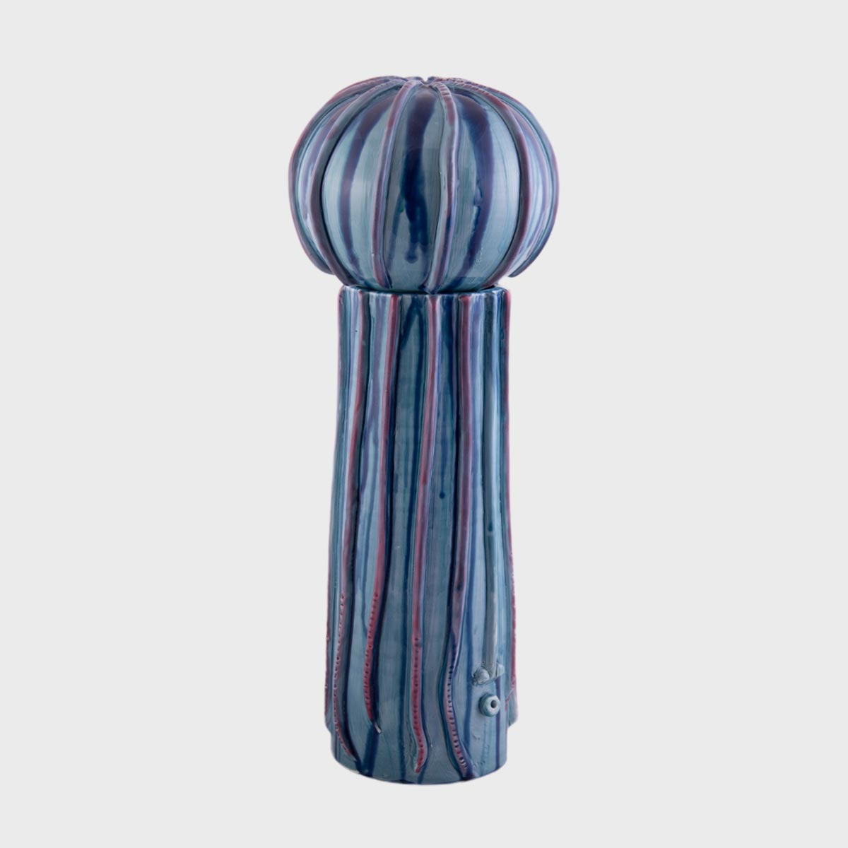 Handmade Ceramic Tall Head Vase - Medusa Design - Elegant Home Decor for Living Room, Dining Table, or Gift Giving
