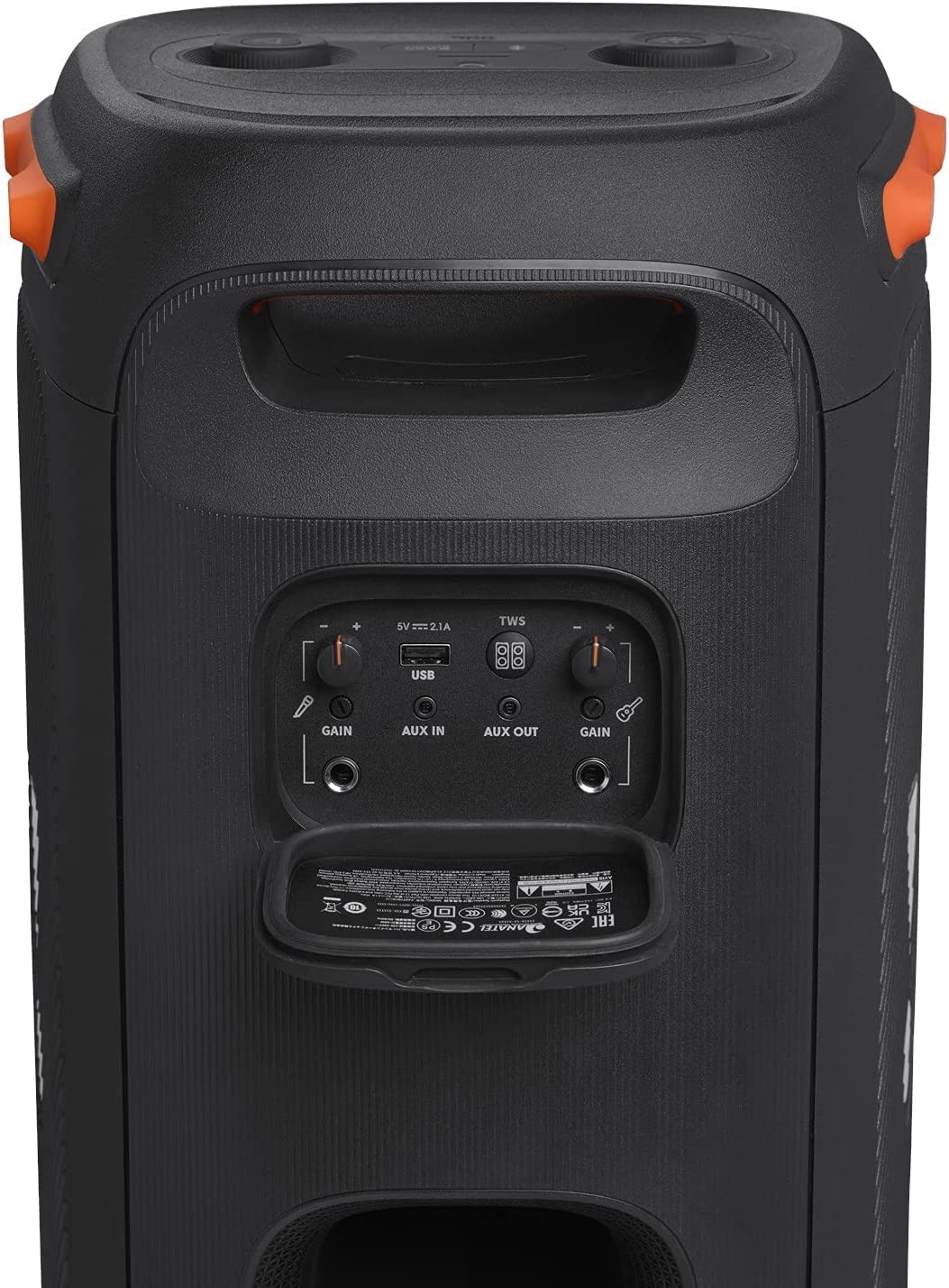 JBL PartyBox 110 Portable Bluetooth Speaker with Built-in LED Lights | Powerful Sound & Deep Bass | Wireless Party Speaker for Outdoor, Beach, Pool Parties & Home Entertainment (Black)