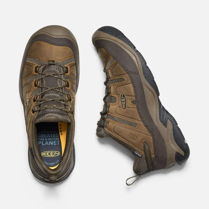 KEEN Circadia WP Men's Waterproof Hiking Boots - Lightweight & Durable Outdoor Shoes for Trekking, Camping & Trail Adventures