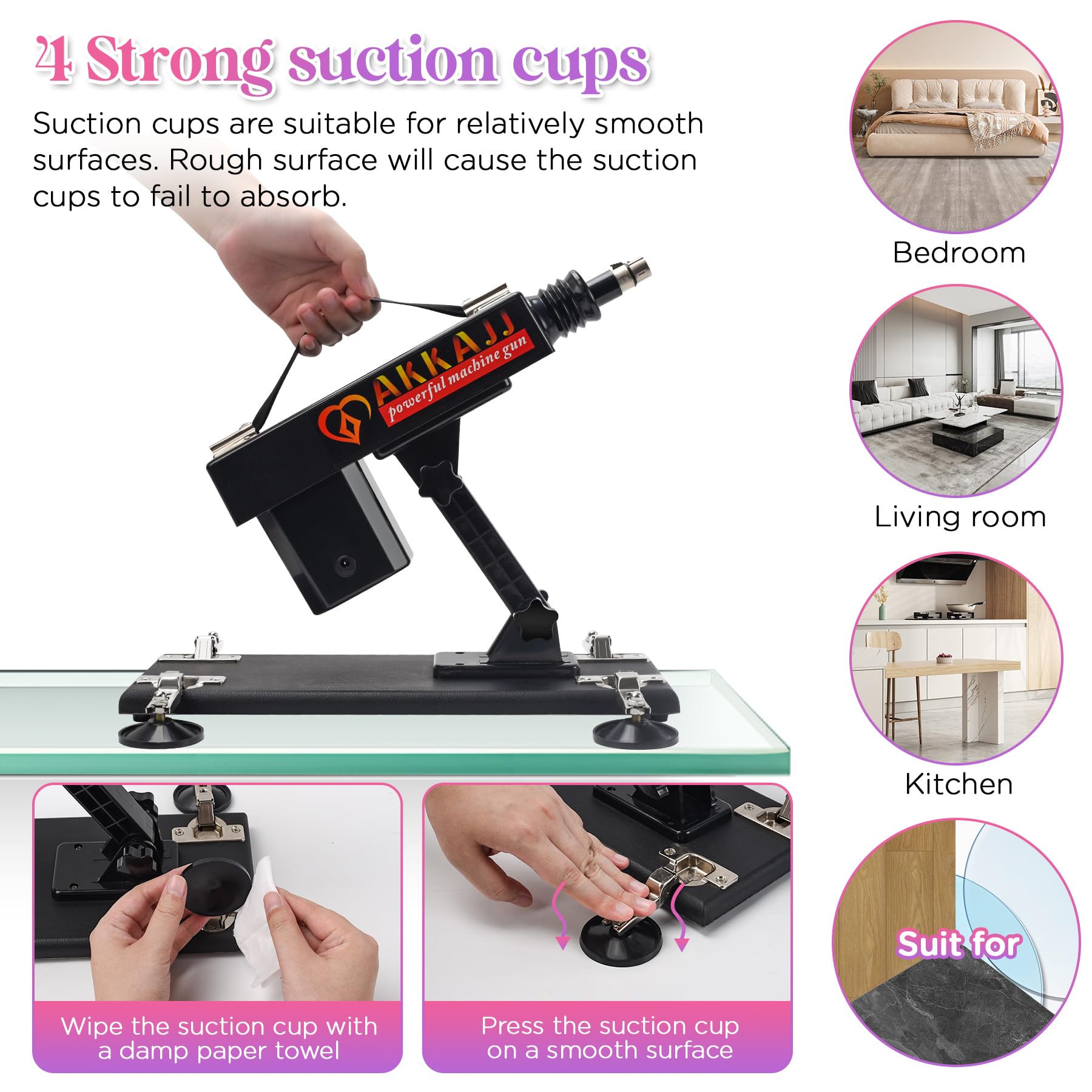 Powerful Automatic Thrusting Sex Machine for Men & Women - Multi-Angle Adjustable Hands-Free Adult Toy with Extension Rod - Perfect for Solo Play & Couples Intimacy (Bedroom Use, Discreet Packaging)