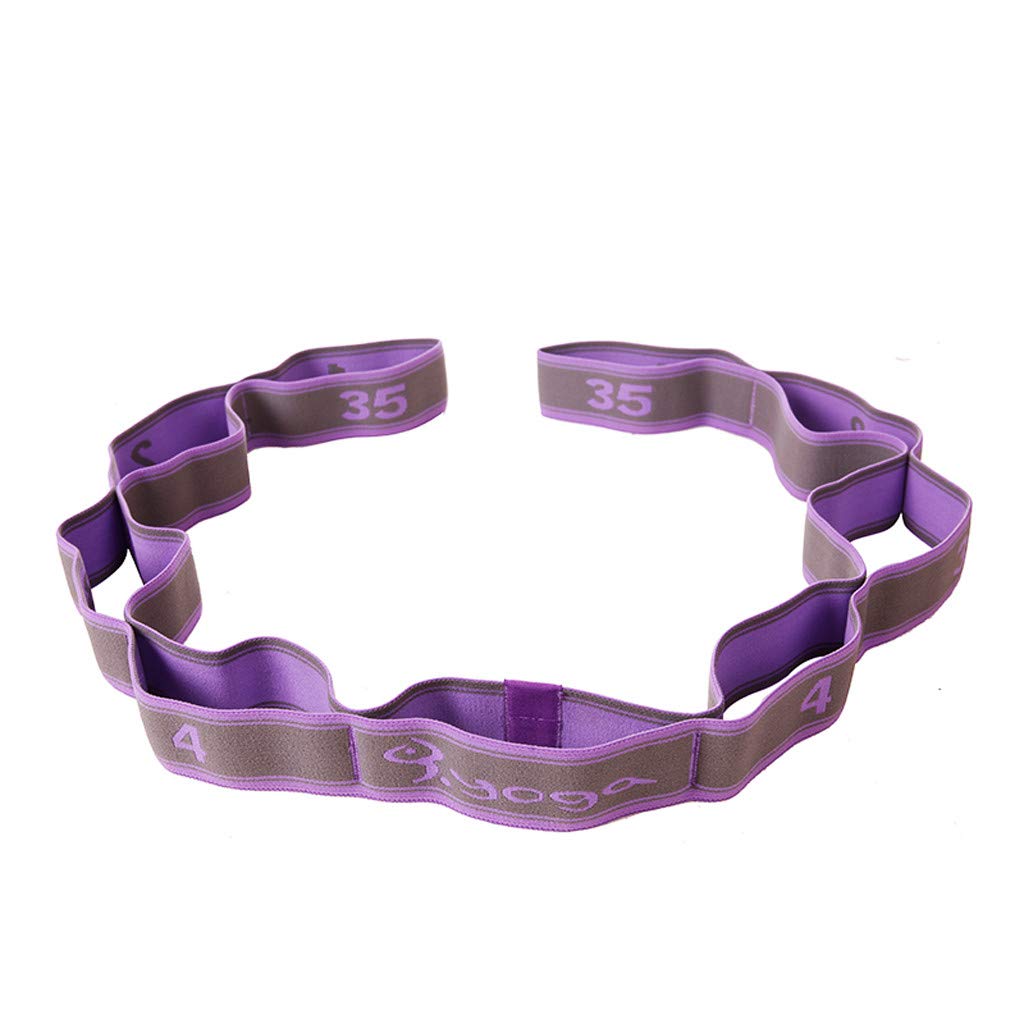 Premium Yoga Stretch Band - Elastic Resistance Bands for Yoga, Pilates & Home Workouts - Durable Exercise Stretch Belt for Women & Men - Perfect for Flexibility Training, Dance Warmups & Fitness Routines