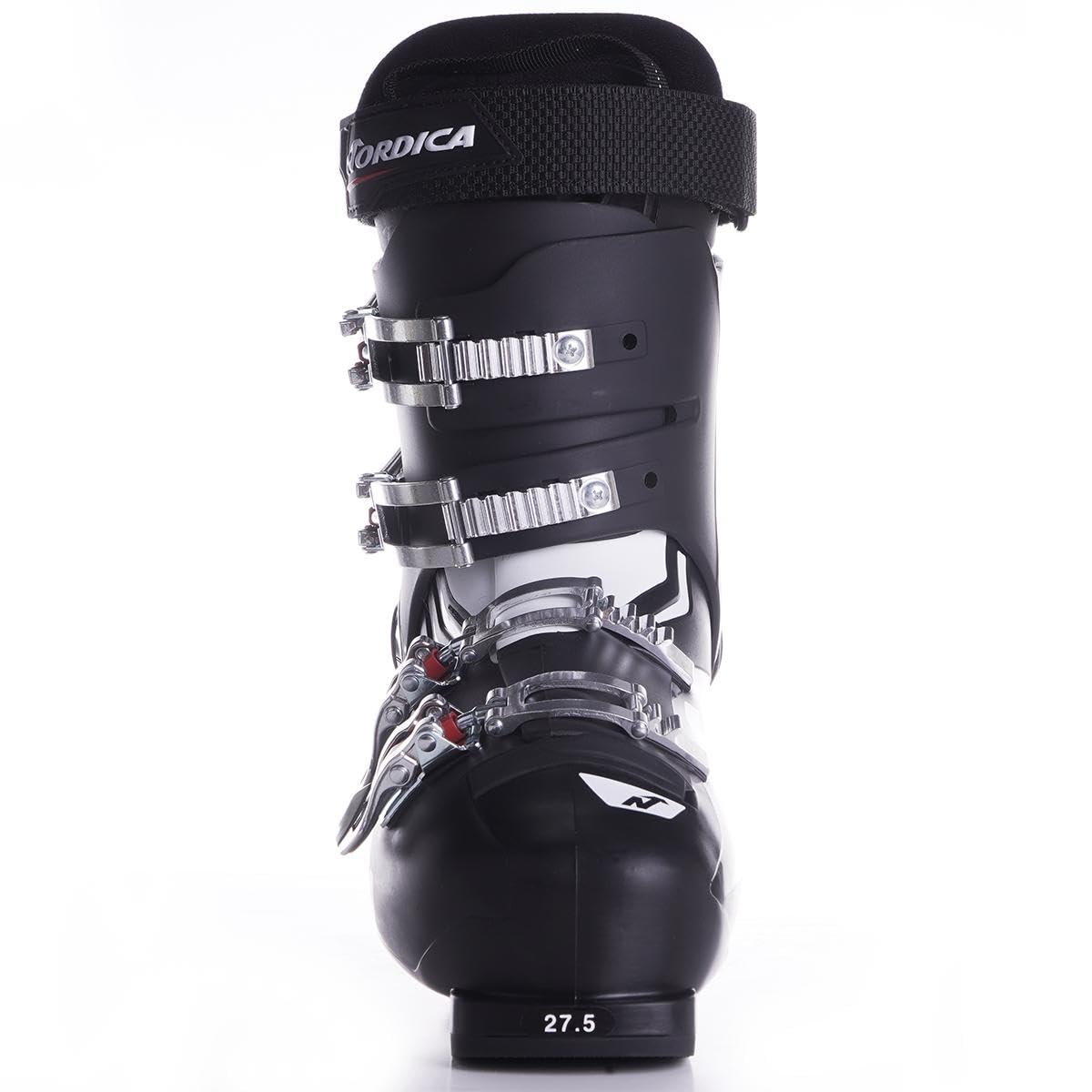 Nordica The Cruise Black/Red 29.5 Ski Boots 2025 - Perfect for Alpine Skiing & Freeride Adventures