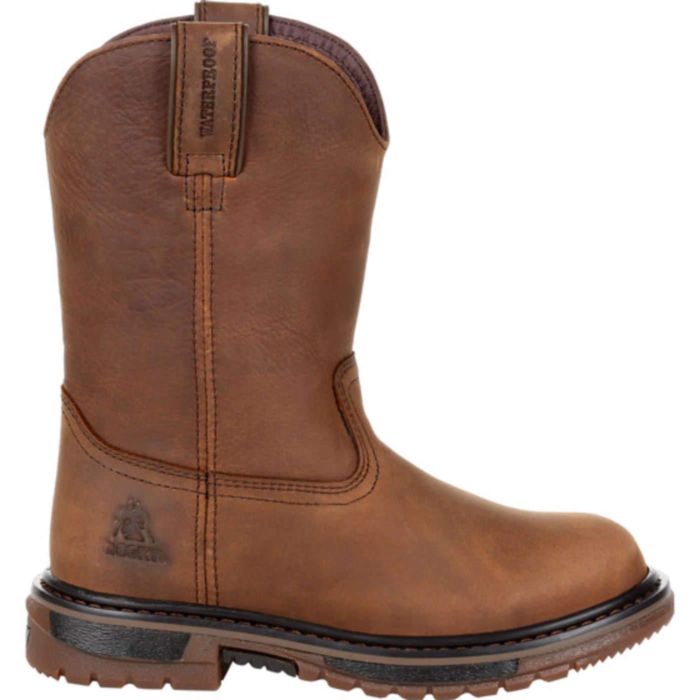 ROCKY Kid's Original Ride FLX Western Boot - Comfortable & Durable Cowboy Boots for Boys & Girls - Perfect for Riding, Hiking & Outdoor Adventures