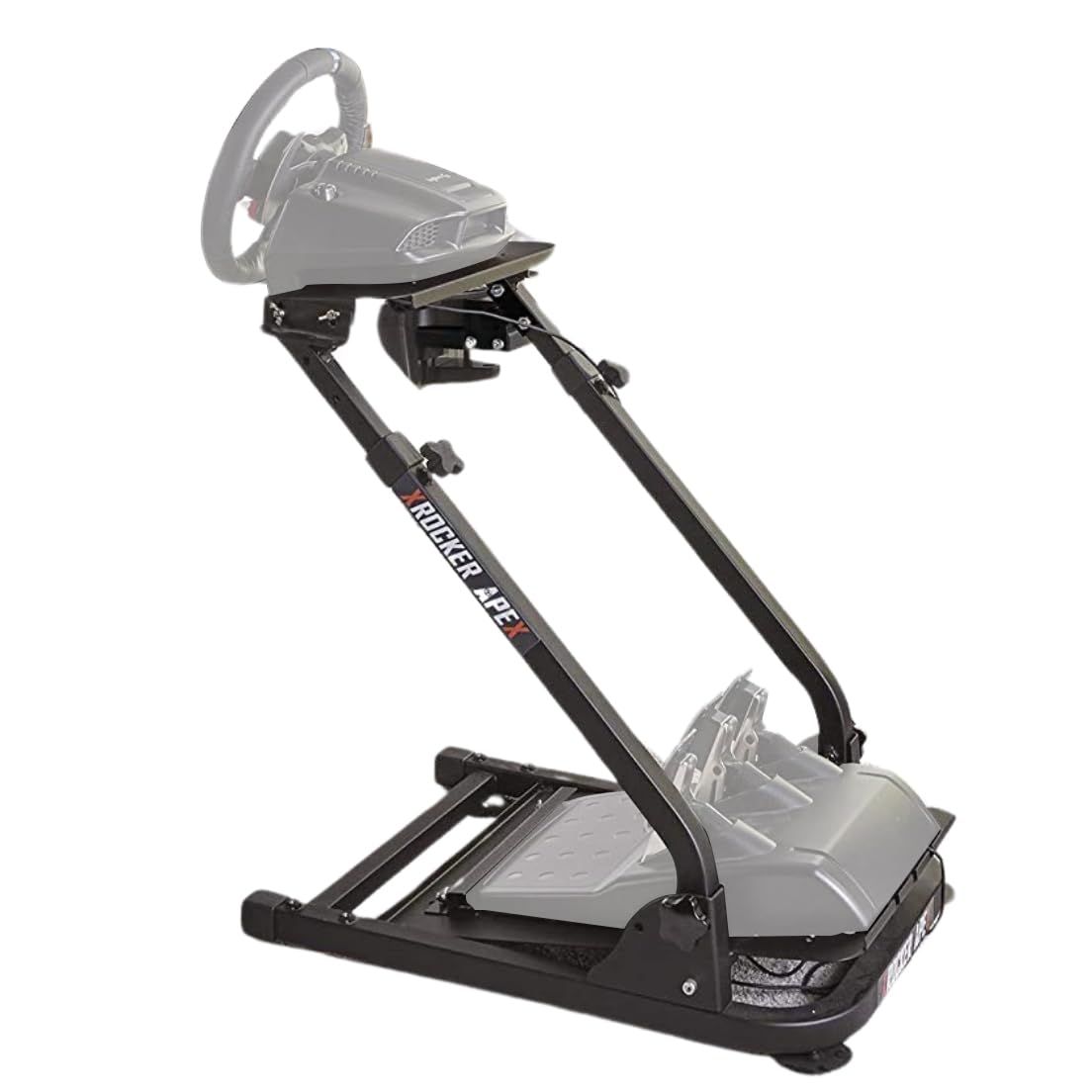 X-ROCKER Racing Wheel Stand - Adjustable Gaming Steering Wheel Stand with Gear Shifter for PS5, PS4, Xbox & PC - Perfect for Simulation Racing Games Like Forza & Gran Turismo