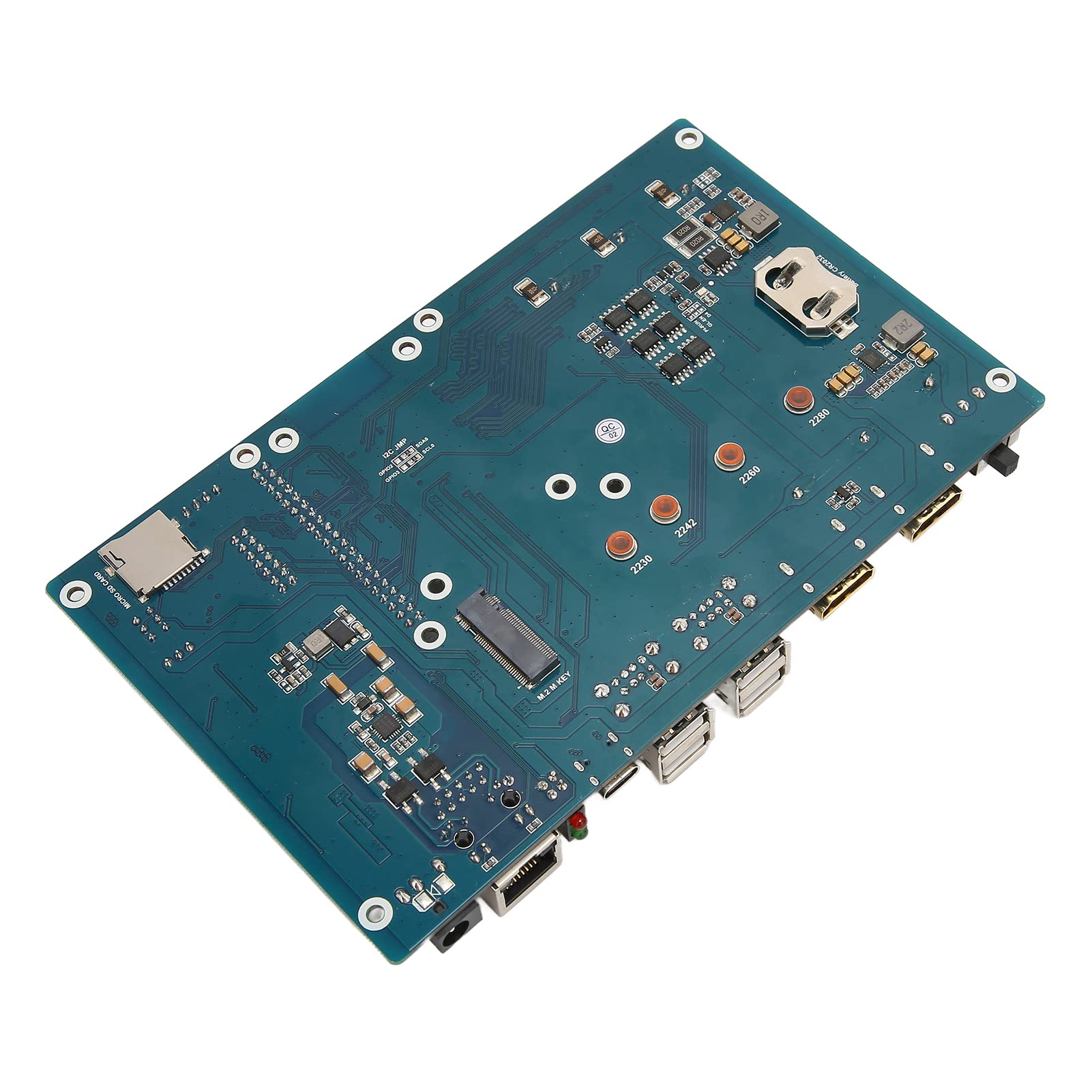Dual USB HD Multimedia Interface CM4 PoE UPS Expansion Card - Uninterruptible Power Supply for PCs - Perfect for Home Office, Gaming & Server Applications
