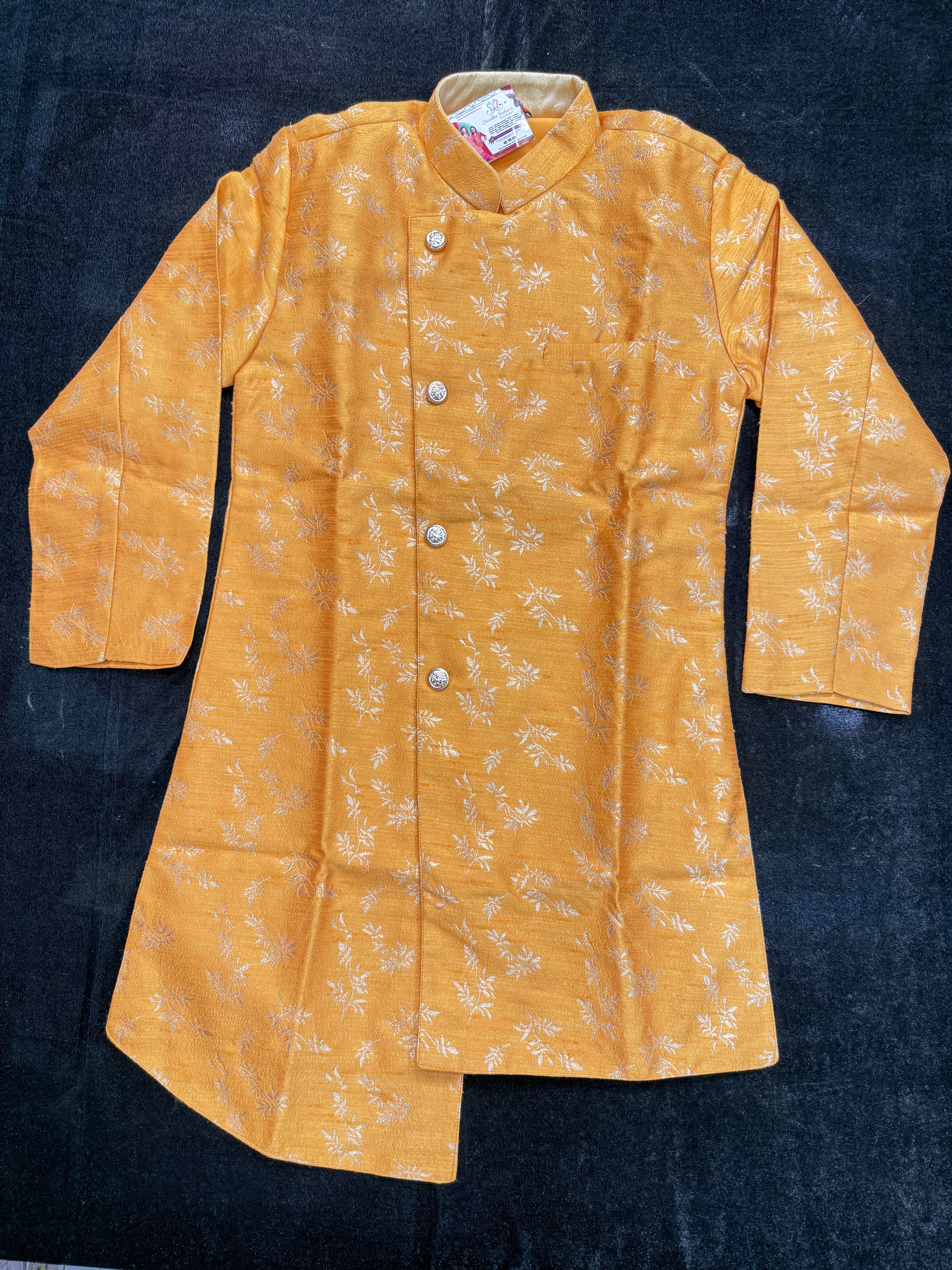 Stylish Orange Silk Kurta & Pajama Set - Premium Designer Indian Ethnic Wear for Women | Perfect for Festivals, Weddings & Special Occasions
