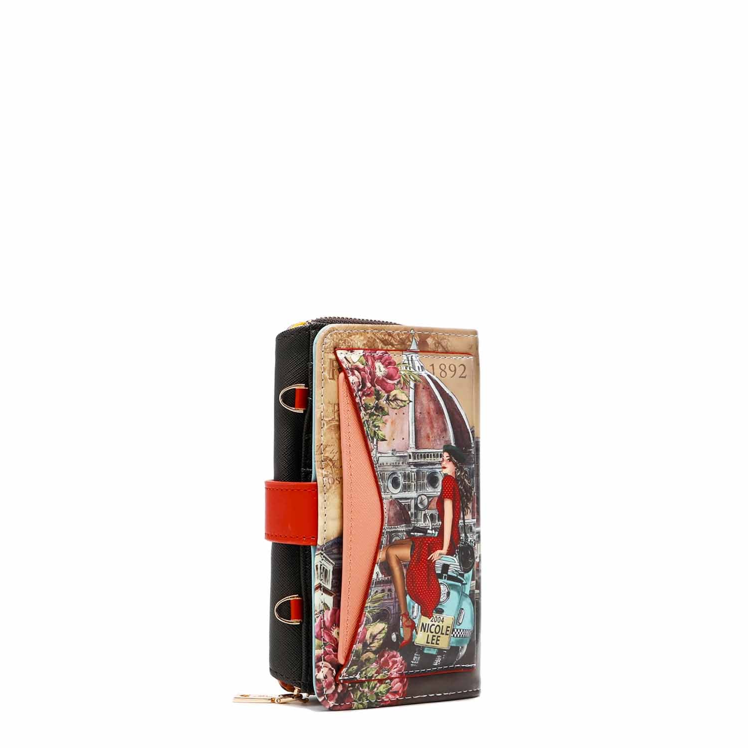 Stylish Trifold Phone Case with Crossbody Wallet - Perfect for Hands-Free Convenience While Shopping, Traveling, or Running Errands