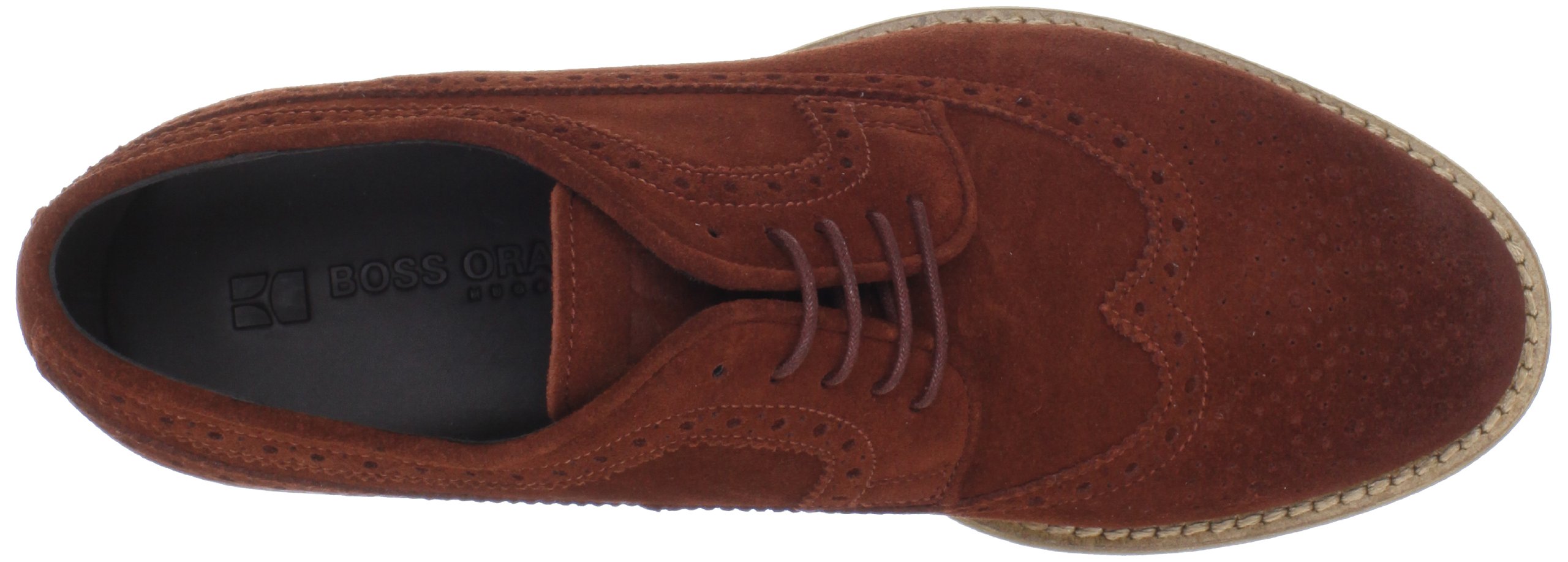 BOSS Orange Men's Ofero Wingtip Dress Shoes - Classic Oxford Style for Business & Formal Occasions | Comfortable Leather Dress Shoes for Office, Weddings & Professional Events
