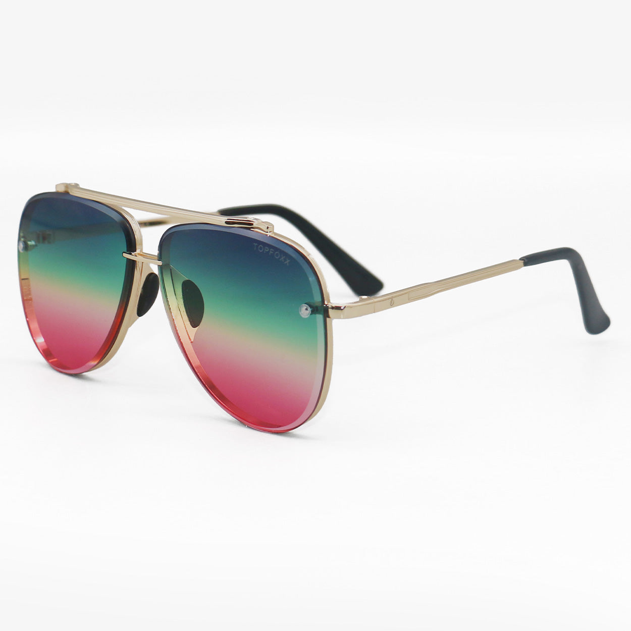 Luna Tangle-Free Pride Aviator Sunglasses for Men & Women - UV Protection, Lightweight & Stylish - Perfect for Outdoor Activities, Beach, Driving & Fashion Accessories