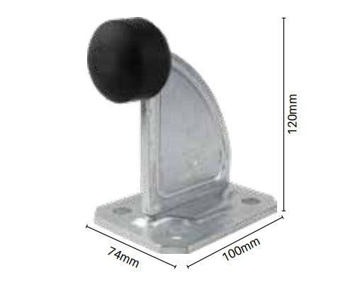 Heavy Duty Sliding Gate Stop - Durable Metal Gate Stopper for Driveway, Fence & Garage - Perfect for Home Security & Safety