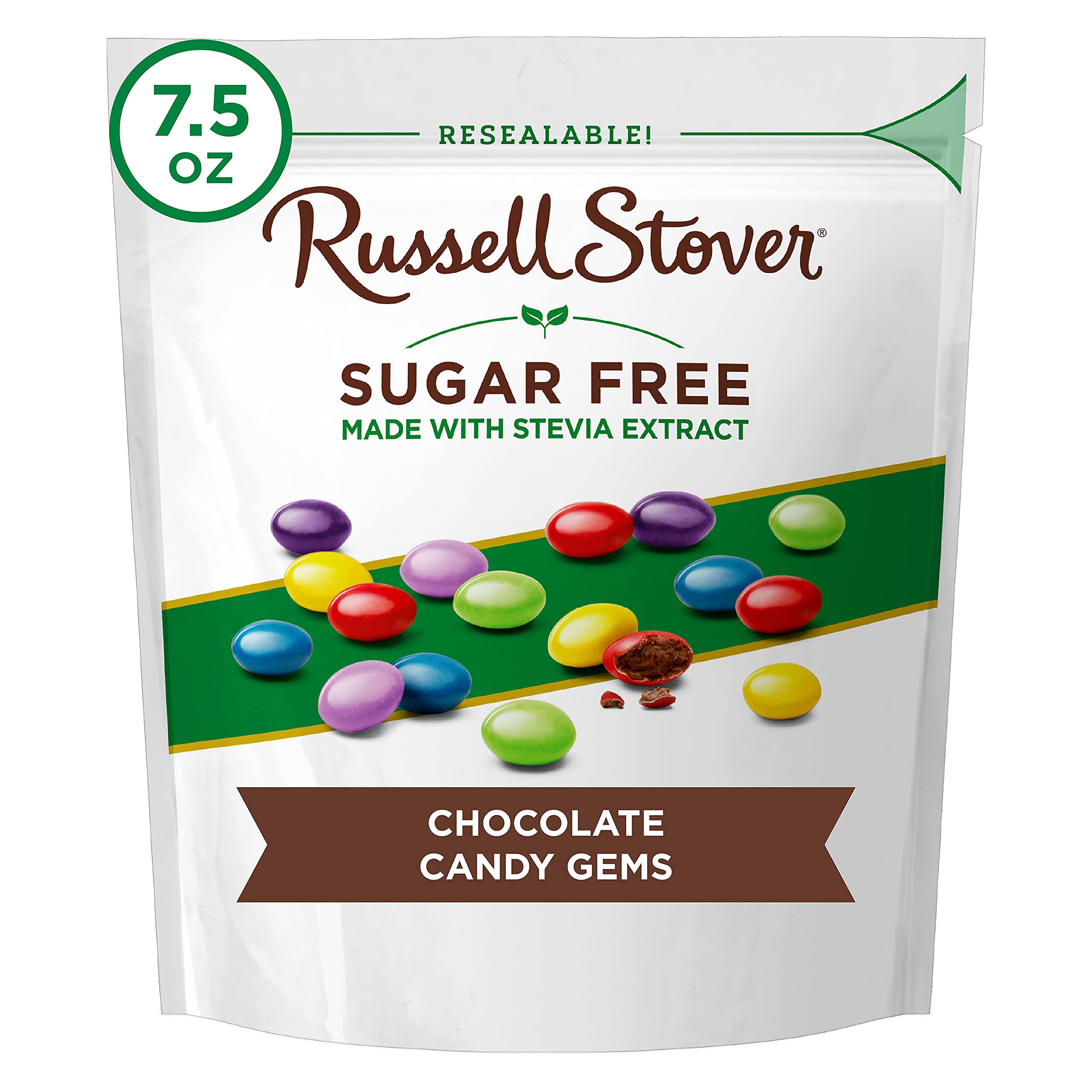 Russell Stover Sugar Free Candy Assortment - 7.5oz Bag | Keto-Friendly Low Carb Chocolate Treats for Diabetics & Weight Management - Perfect for Gifts, Office Snacks & Holiday Desserts