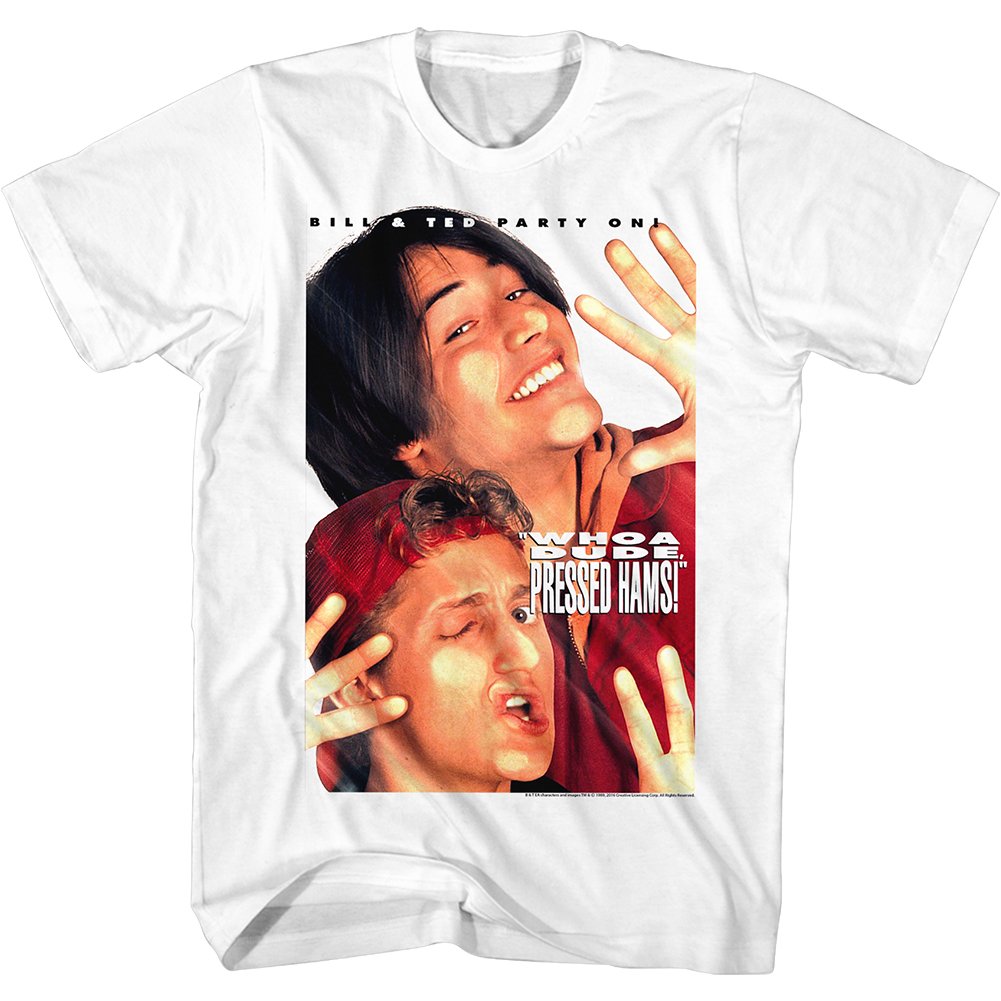 Bill & Ted's Excellent Adventure Movie T-Shirt - Vintage 80s Teen Comedy Film Tee for Men & Women - Perfect for Cosplay, Halloween & Retro Movie Fans