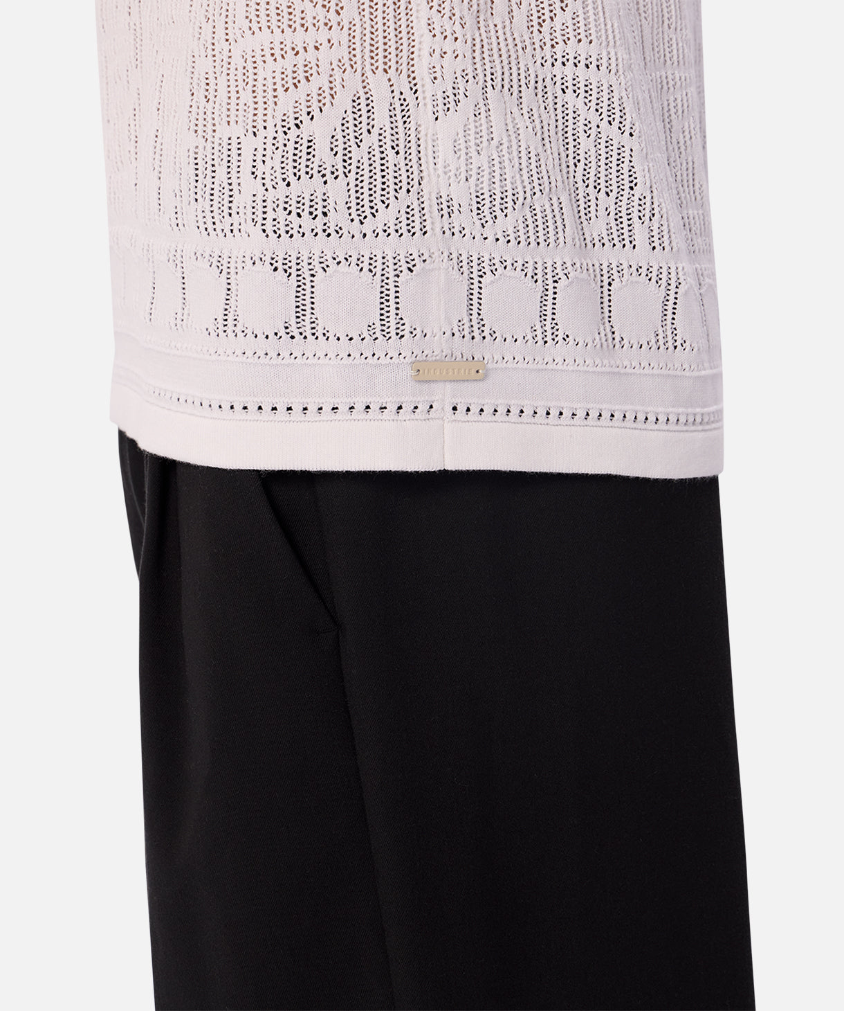 Venezia Knitted Tee - Soft Cream Women's Casual Knit Top | Perfect for Everyday Wear & Layering