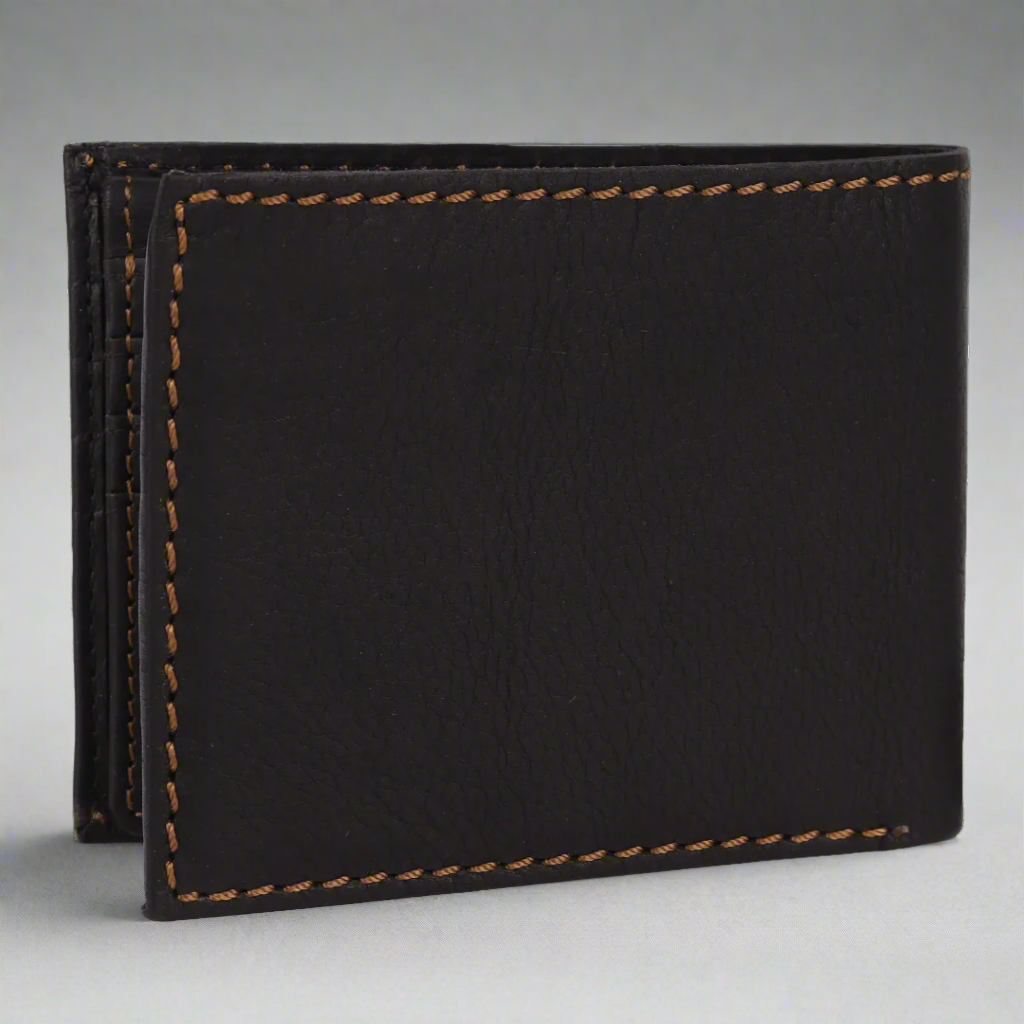 MET Men's Bifold RFID Blocking Leather Wallet - Slim Flip Up Design for Cash & Cards - Perfect for Travel, Business & Everyday Use