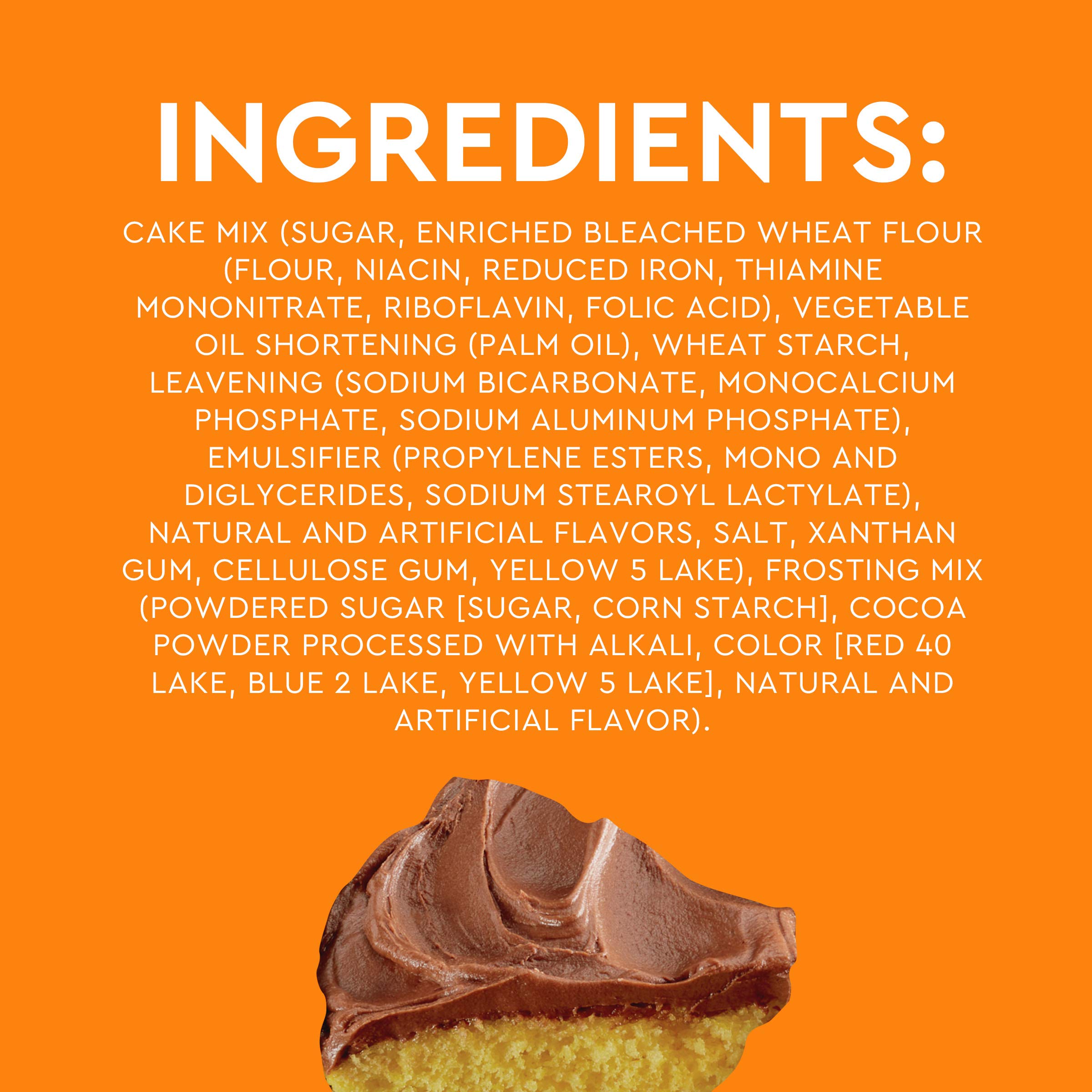 Duncan Hines Golden Fudge Cake Mix - Easy Baking Kit (8.4 oz) | Perfect for Birthday Parties, Family Gatherings & Holiday Desserts