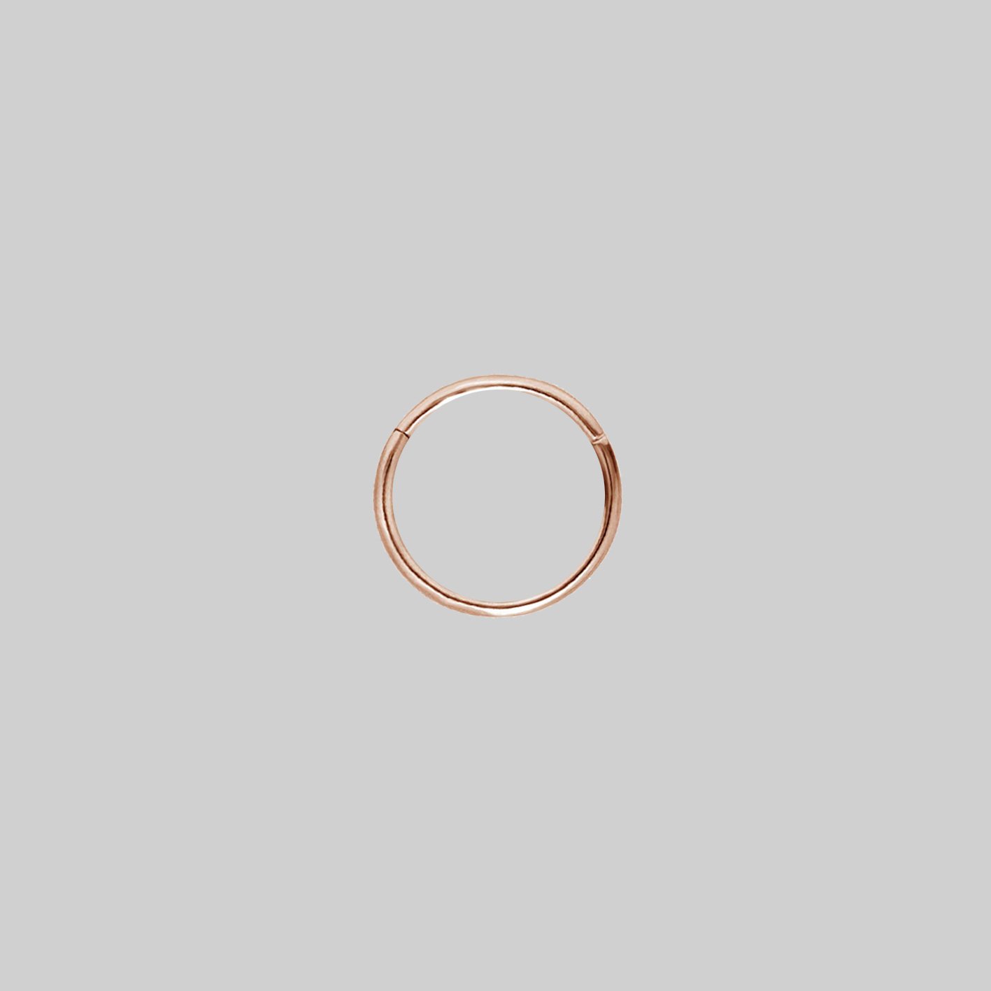 SASHA Rose Gold Clicker Ring - Adjustable Minimalist Nose Ring for Women | Perfect for Everyday Wear, Parties & Special Occasions