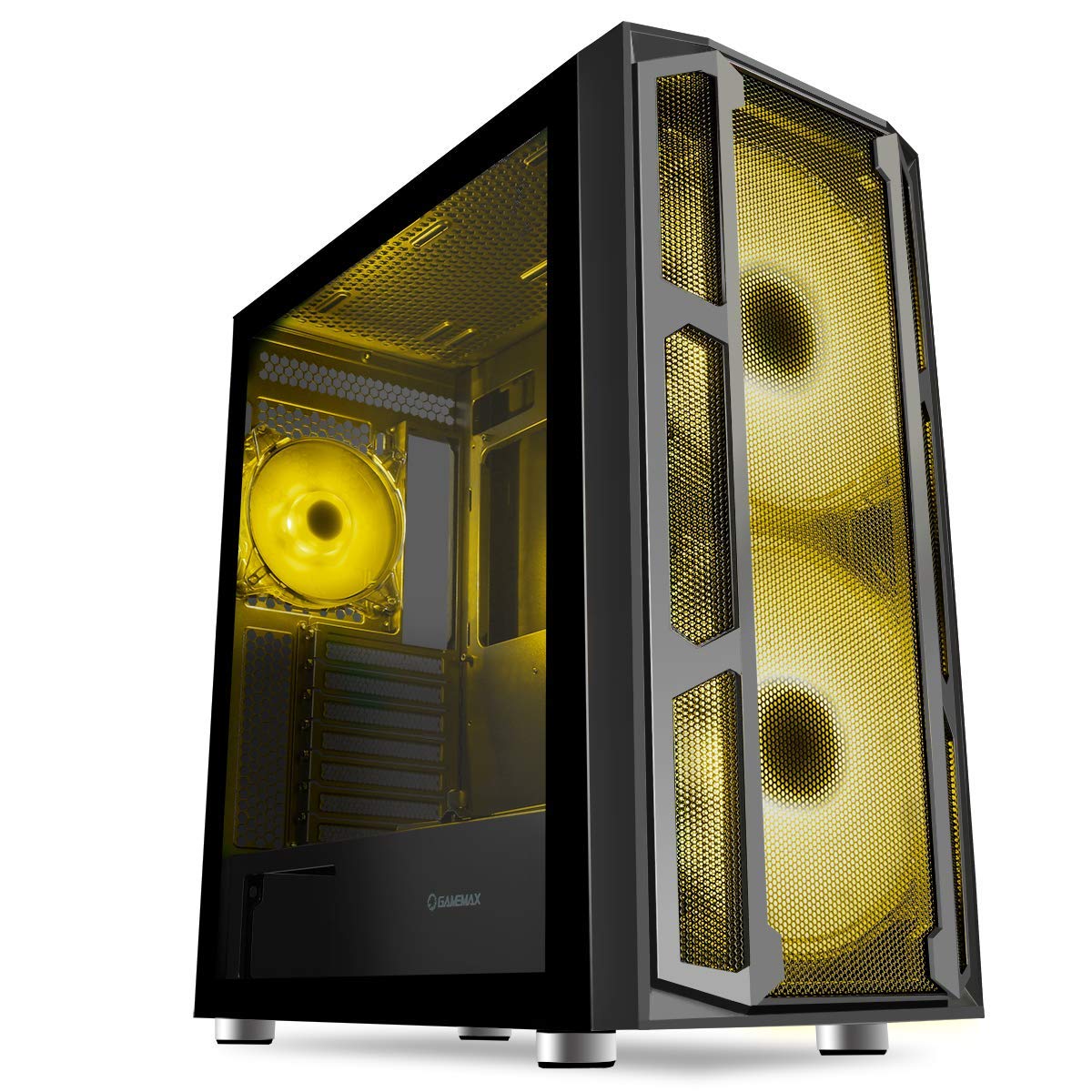OCHW F15 RGB Ultra Fast Gaming PC - AMD A8 9600 Quad Core, Radeon R7 Graphics, 8GB DDR4, 480GB SSD, Windows 10 Pro - Perfect for Home Office, Gaming & Streaming