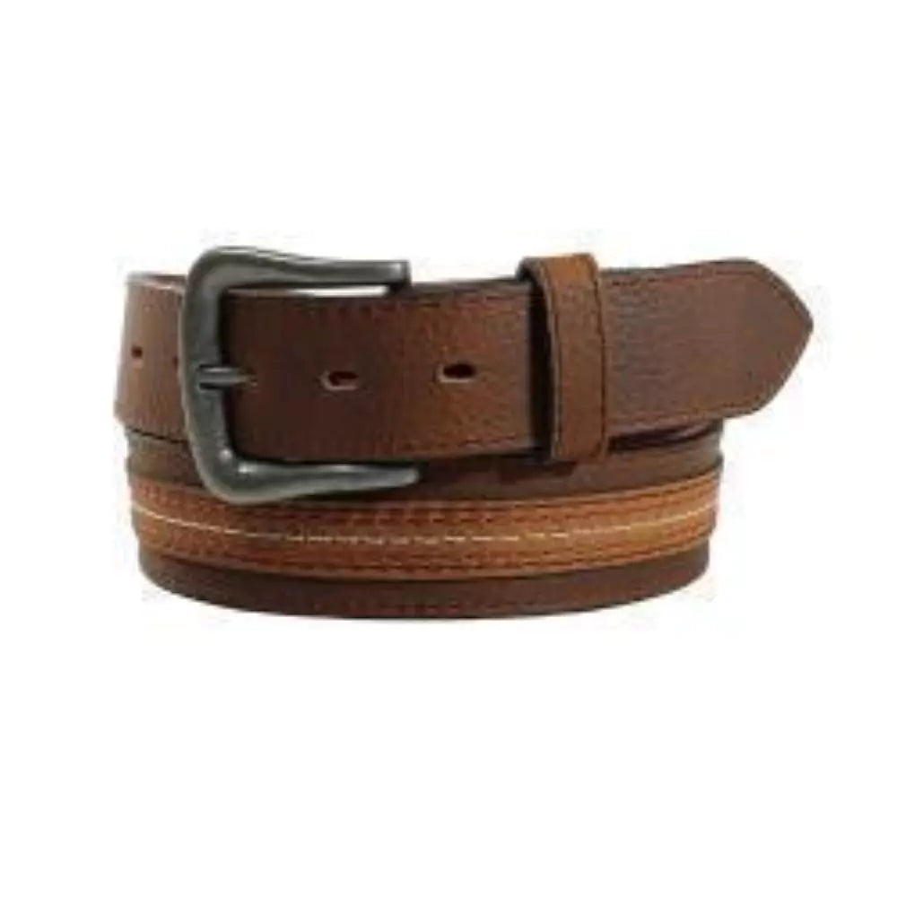 Ariat Heritage Rancher Men's Western Belt - Genuine Leather Cowboy Belt for Ranch Work & Casual Wear - Durable Work Belt for Rodeo, Horseback Riding & Everyday Use