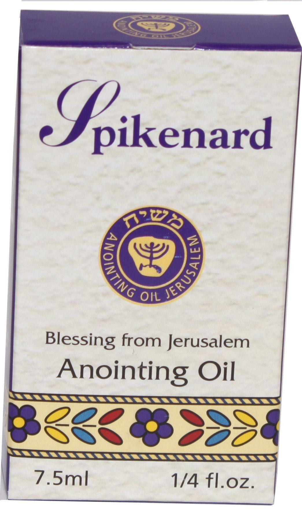 Ein Gedi Oils Biblical Spikenard Anointing Oil 75ml - Premium Perfumed Holy Oil for Prayer, Worship & Spiritual Gifts - Perfect for Religious Ceremonies, Home Blessings & Sacred Rituals