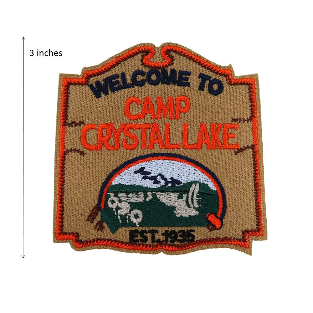 Horror Movie Embroidered Iron On Patches for Halloween Costumes - DIY Sew On Badges for Jackets, Bags & Denim - Perfect for Cosplay, Halloween Parties & Horror Fan Gifts