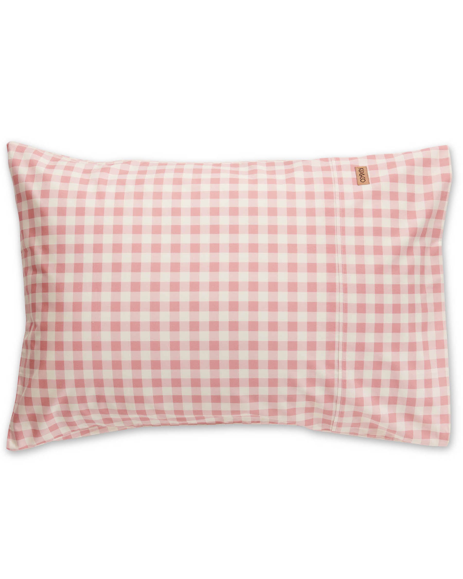 Organic Cotton Gingham Candy Pillowcases - Soft & Breathable Bedding for a Comfortable Sleep - Perfect for Home, Hotel, and Travel Use