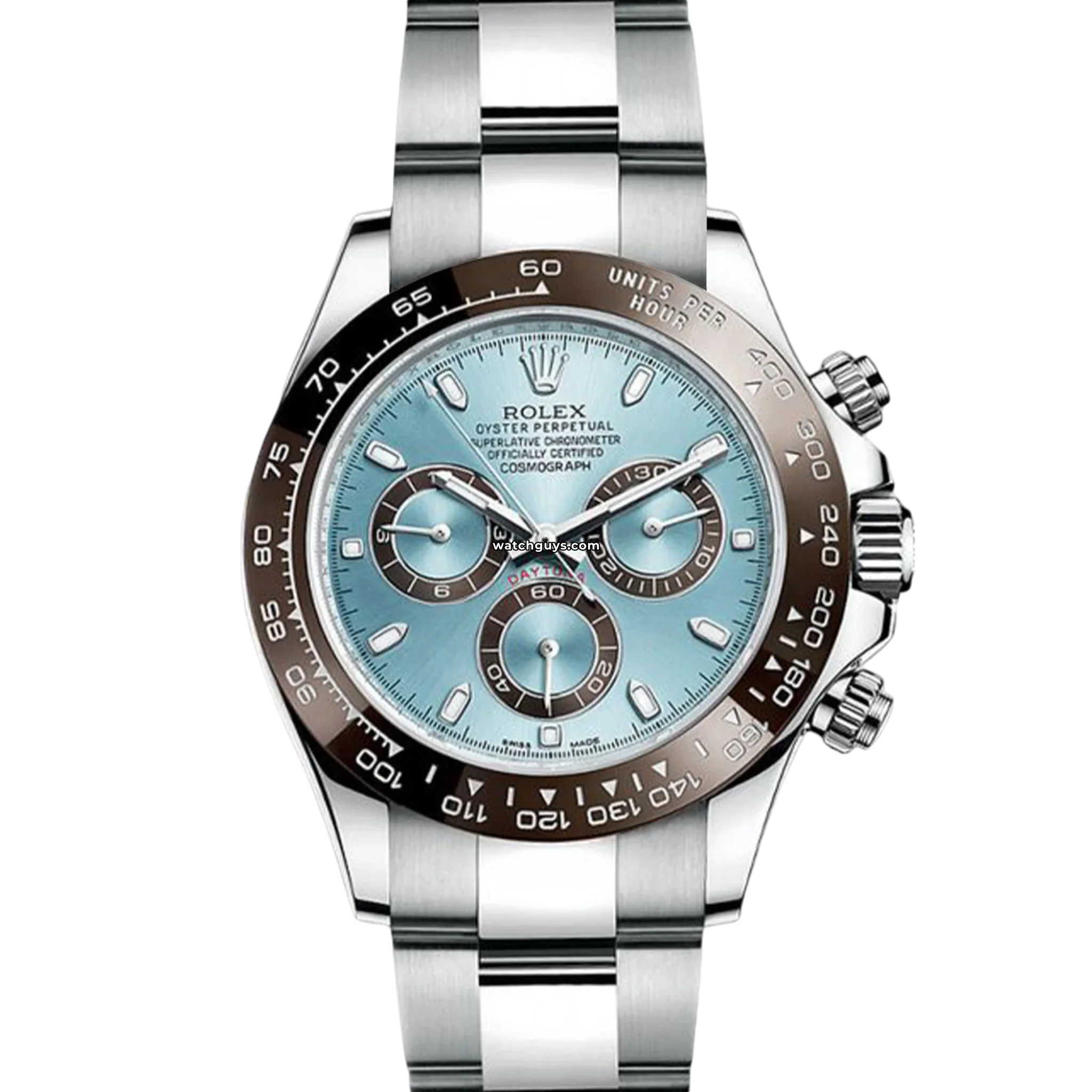 Rolex Daytona 116506 Platinum Ice Blue Dial Men's Watch - Luxury Timepiece for Business, Gifts & Special Occasions