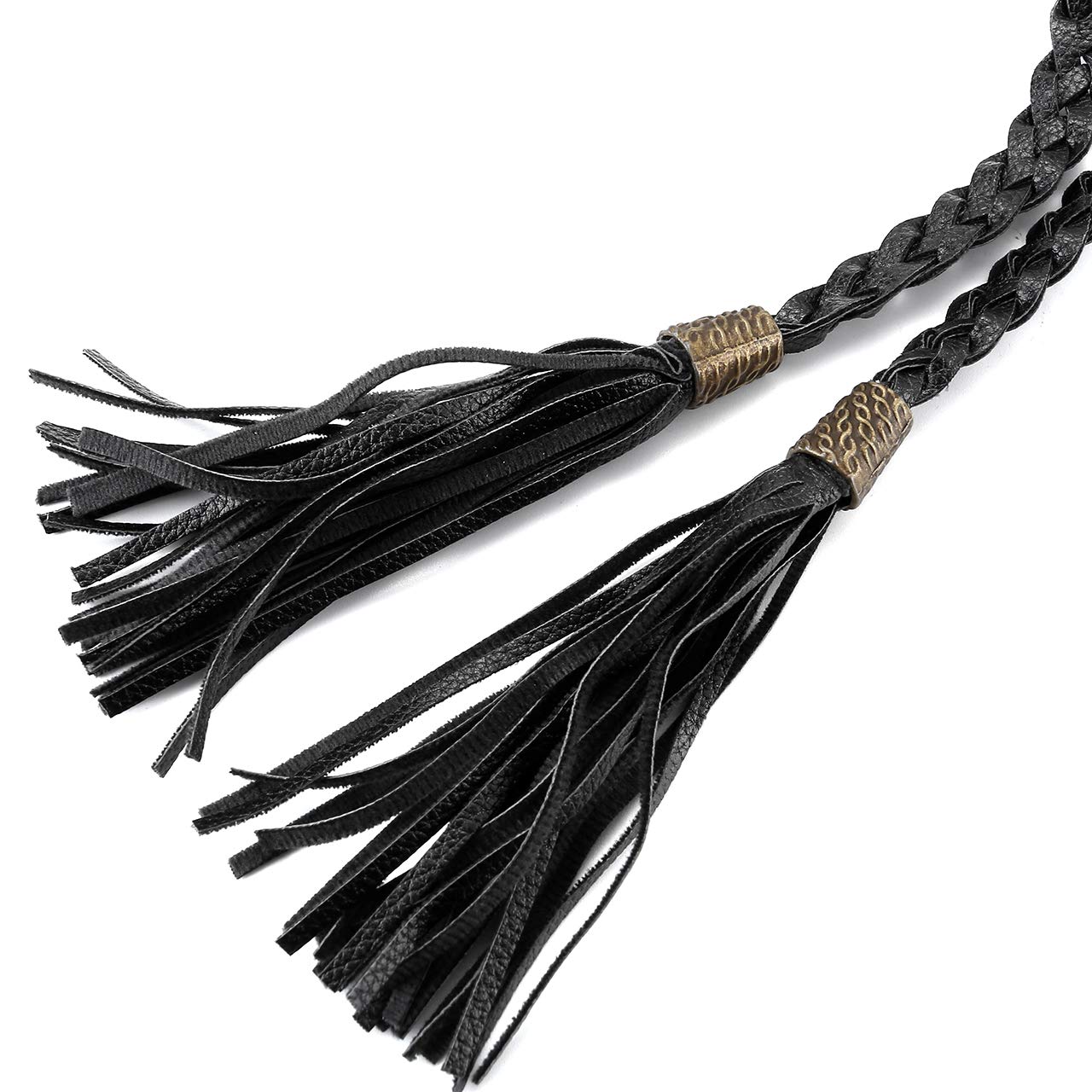 Ayliss Women's Tassel Braided Waist Belt - Skinny Woven Belt for Dresses & Skirts | Stylish Accessory for Casual Outfits, Office Wear & Special Occasions