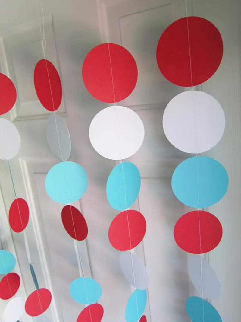 Dr Seuss Baby Shower & Cat in The Hat Birthday Decorations Set - Thing 1 Thing 2 Party Supplies with Turquoise, White & Red Balloons - Perfect for Dr Seuss Themed Parties, Baby Showers, and Kids Birthday Celebrations