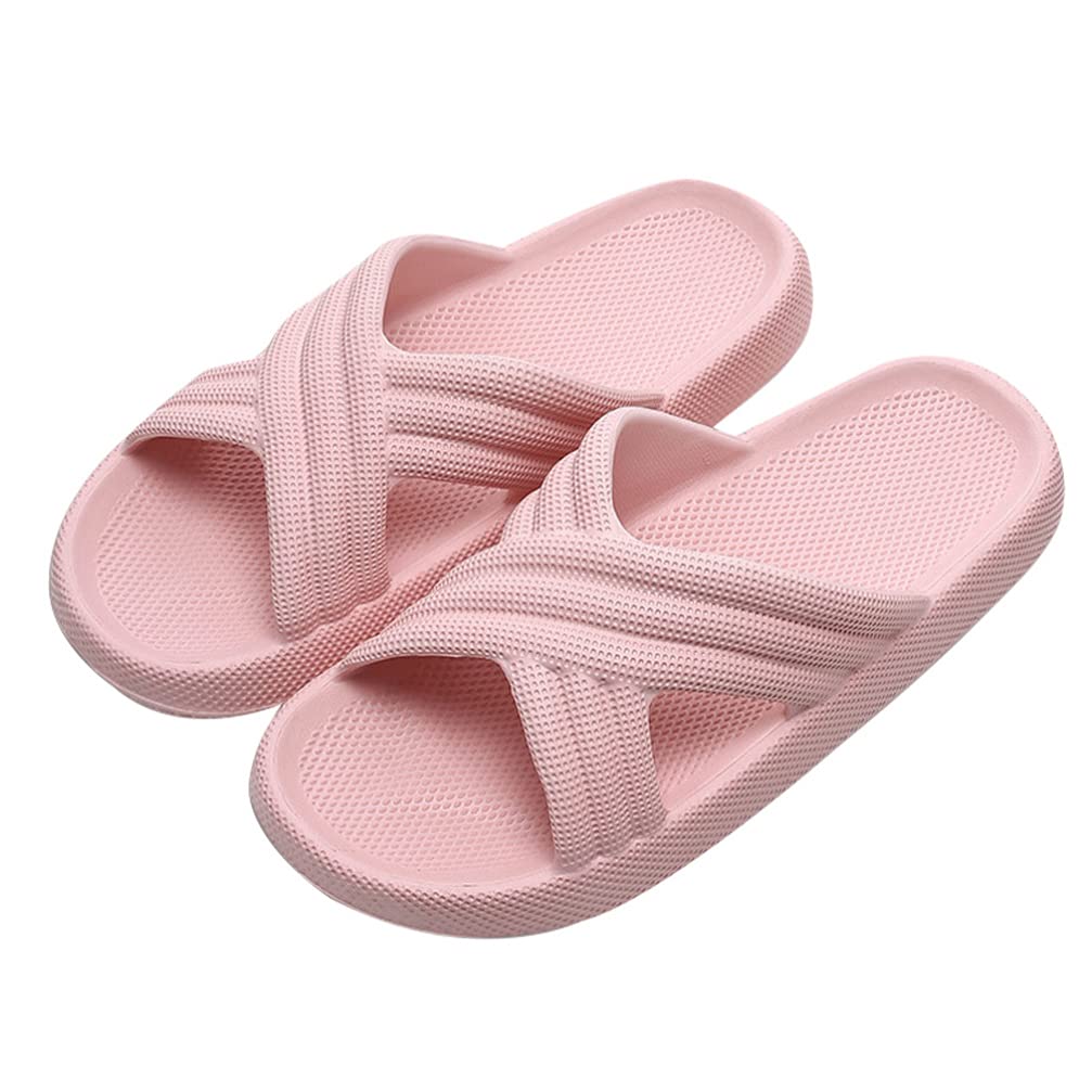 Happyyami Men's & Women's Indoor Massage Slippers - Soft Foam Bathroom Shower Sandals, Non-Slip Spa Slippers for Home & Hotel Use (Size 40-41) - Perfect for Relaxation, Post-Shower Comfort & Lounging