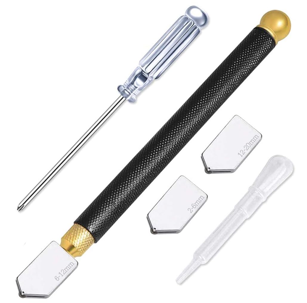 Glasskraft - Professional Glass Cutter Tool for Precise Glass Cutting | DIY, Stained Glass, Mosaic & Home Improvement Projects
