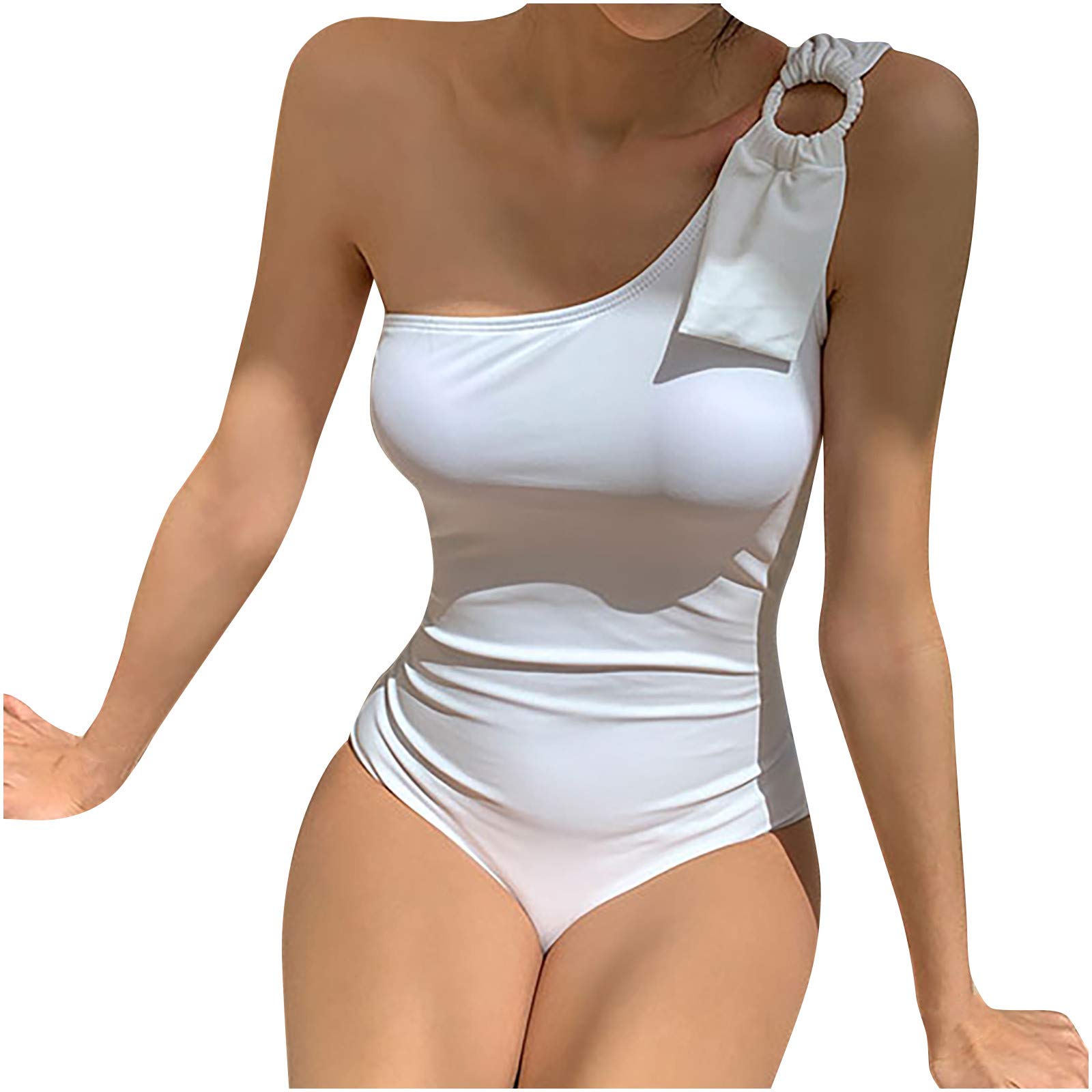 High Waist Bikini Swimsuits for Women - 2 Piece Green Water Aerobics Swimwear with Shoulder Support | Perfect for Pool Workouts, Beach Vacations & Summer Swimming