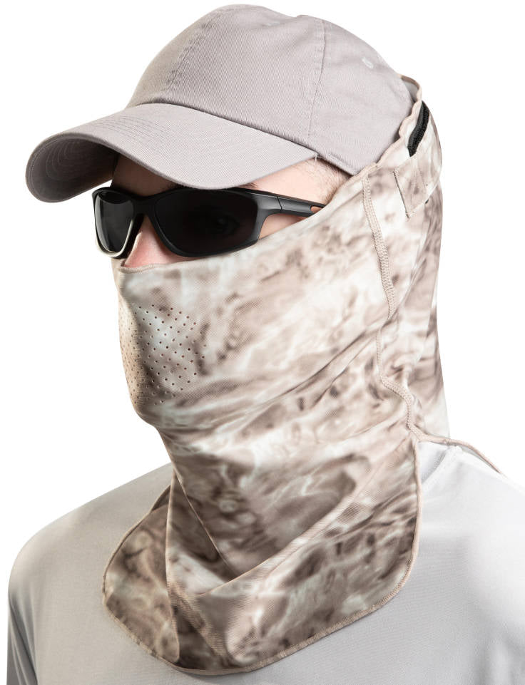 Adjustable Camouflage Face Mask Pro+ UPF 50+ Sun Protection - Breathable Outdoor Hunting & Fishing Gear for Men & Women - Perfect for Hiking, Camping, and Tactical Activities