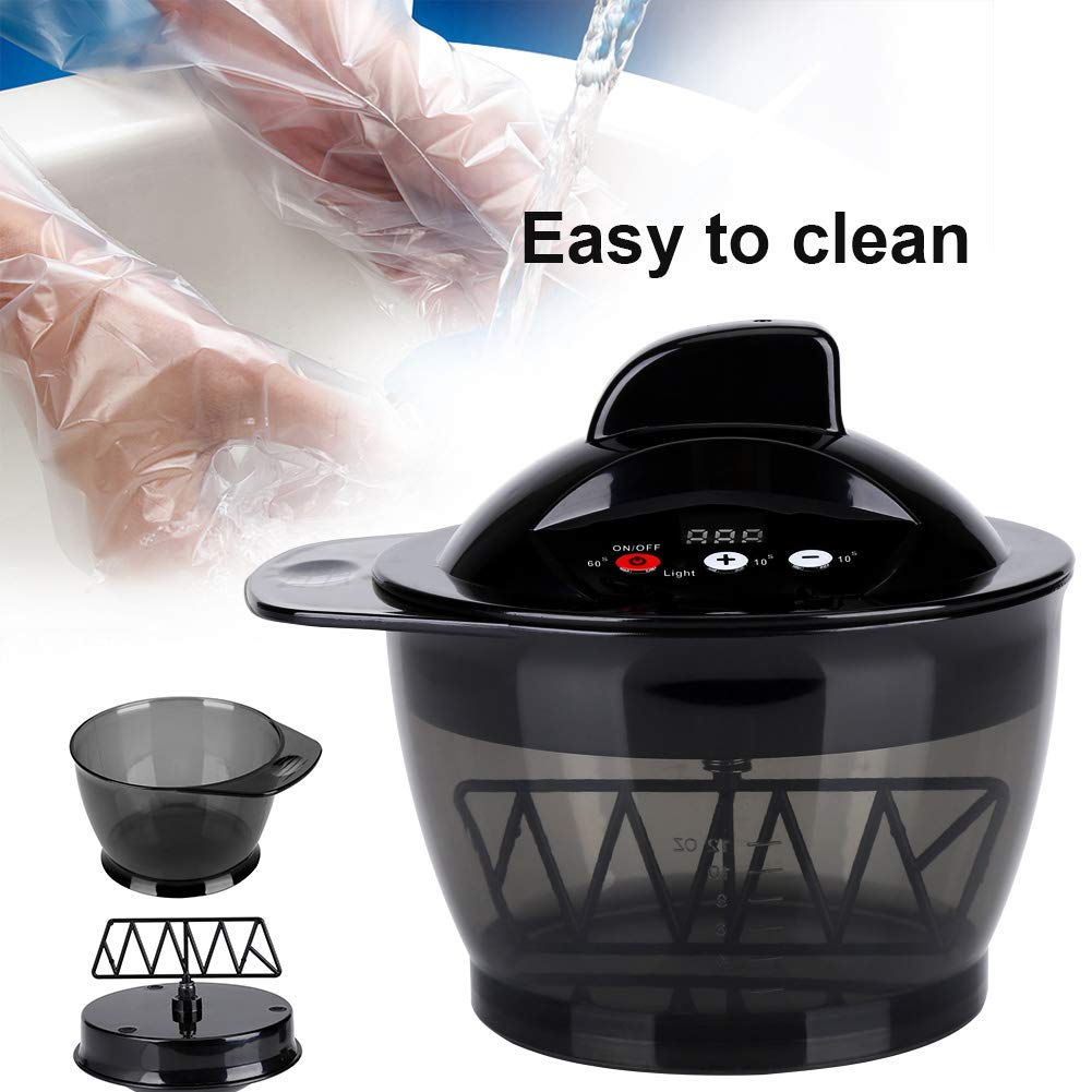 USB Rechargeable Electric Hair Color Mixing Bowl with LCD Timer - Automatic Hair Cream Mixer for Salon & Home Use, Perfect for DIY Hair Coloring & Styling Tools