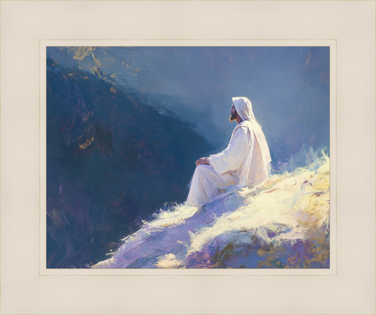 Contemplation By Justin Anna Culebro - Abstract Wall Art Painting for Home & Office Decor | Perfect for Living Room, Bedroom or Meditation Space