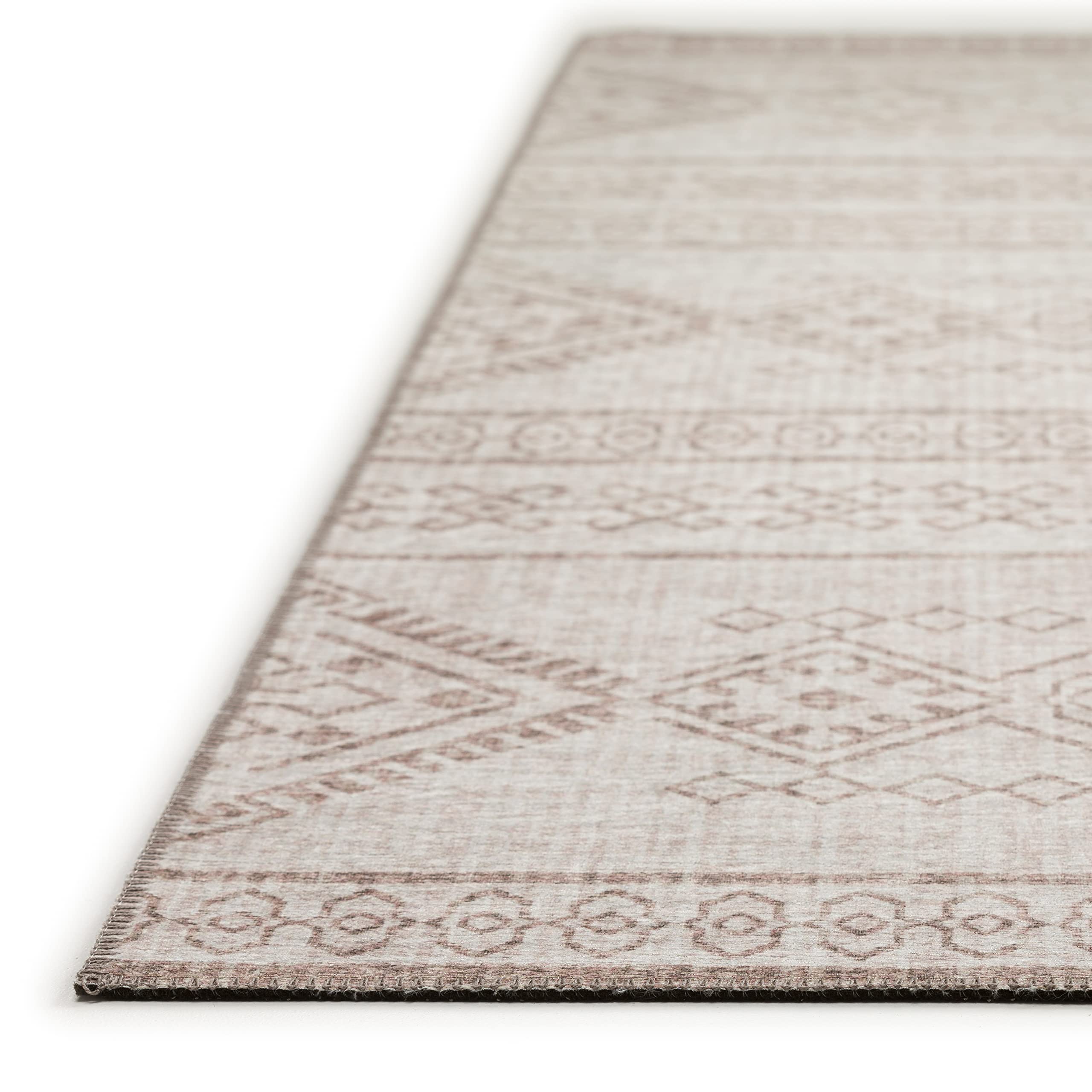 Addison Rugs Yuma AYU44 Taupe 8' x 10' Area Rug - Soft Modern Boho Chic Living Room Carpet for Bedroom, Dining Room & Home Decor