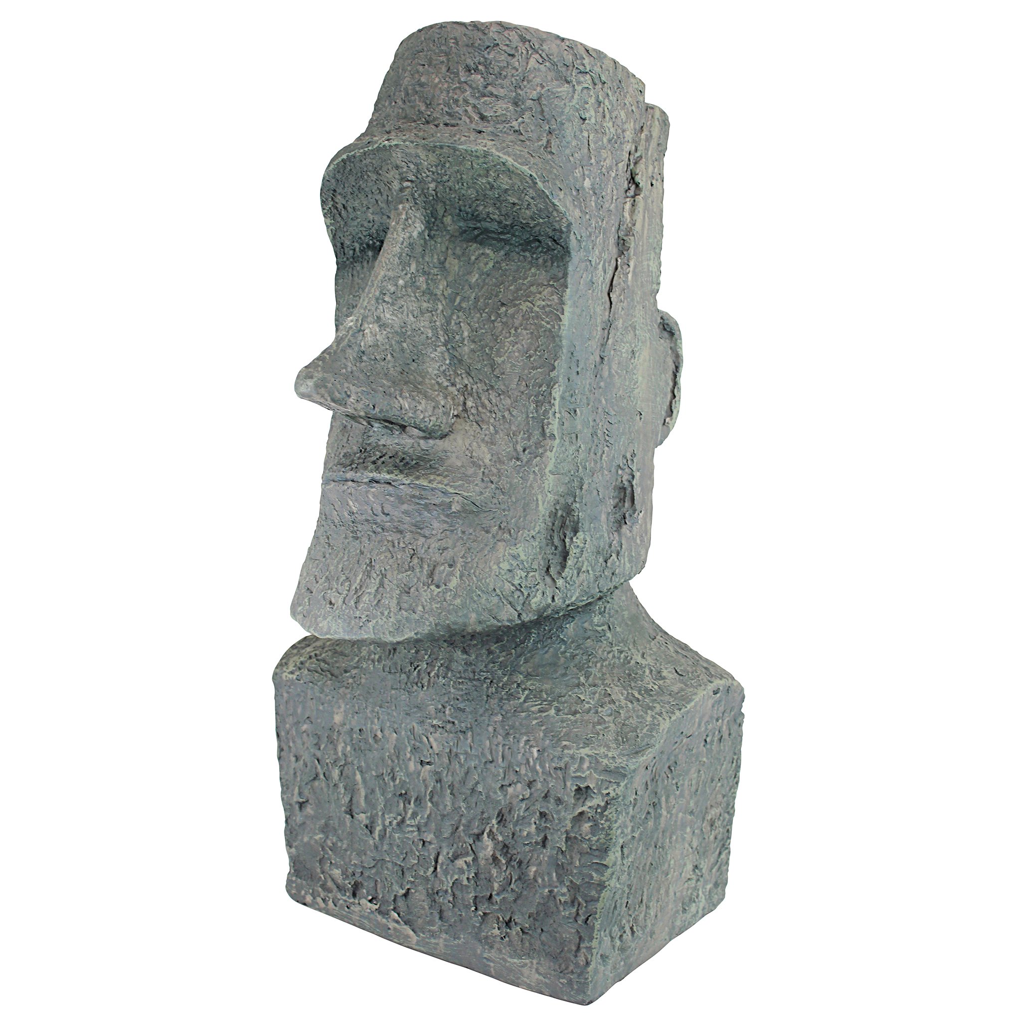 Design Toscano Easter Island Ahu Akivi Moai Monolith Statue - Large Ancient Polynesian Sculpture for Home Decor, Garden, or Office | Perfect for History Lovers & Unique Gift Ideas
