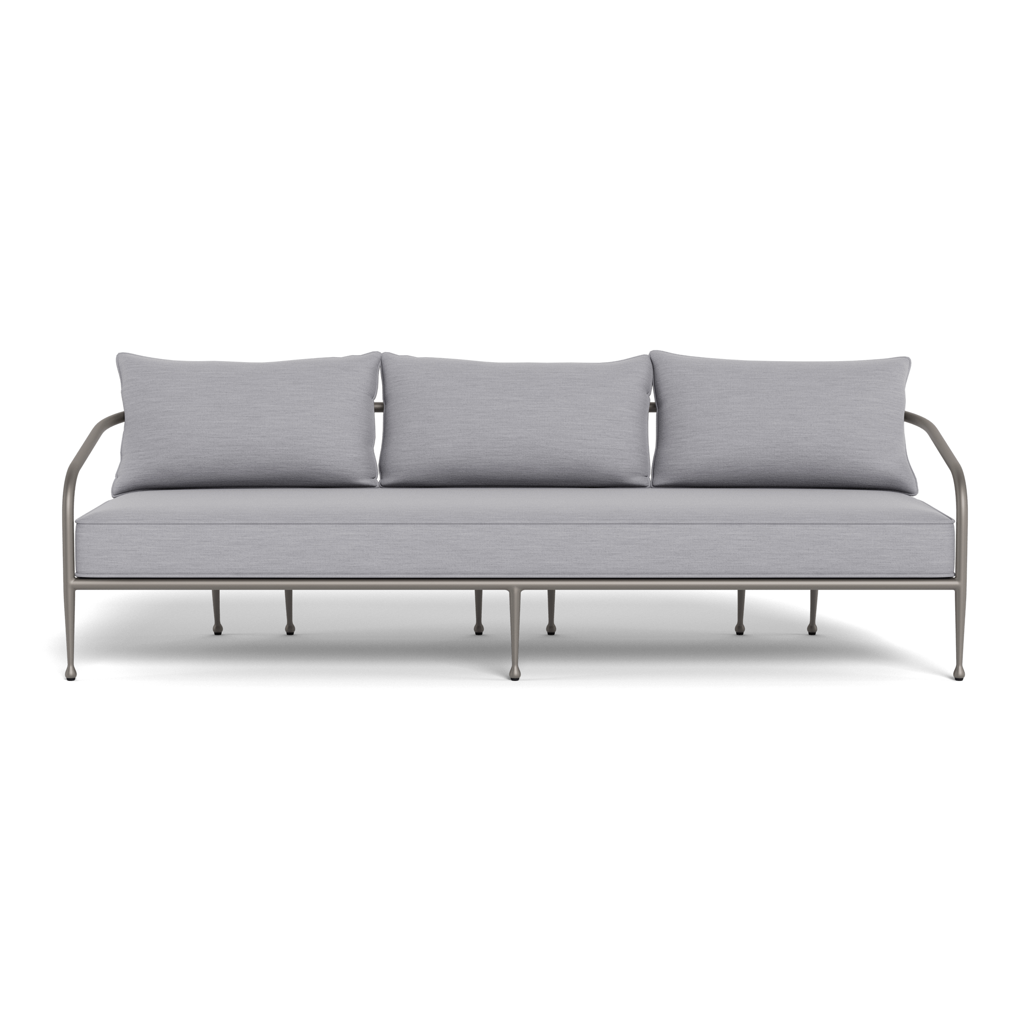Andre 3-Seater Modern Sofa - Comfortable Fabric Couch for Living Room, Lounge & Family Room - Perfect for Small Spaces & Apartment Decor
