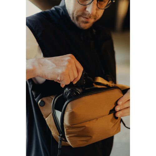 Peak Design Everyday Sling 3L v2 Coyote - Compact Camera Bag for Photographers | Perfect for Travel, Hiking & Daily Commute
