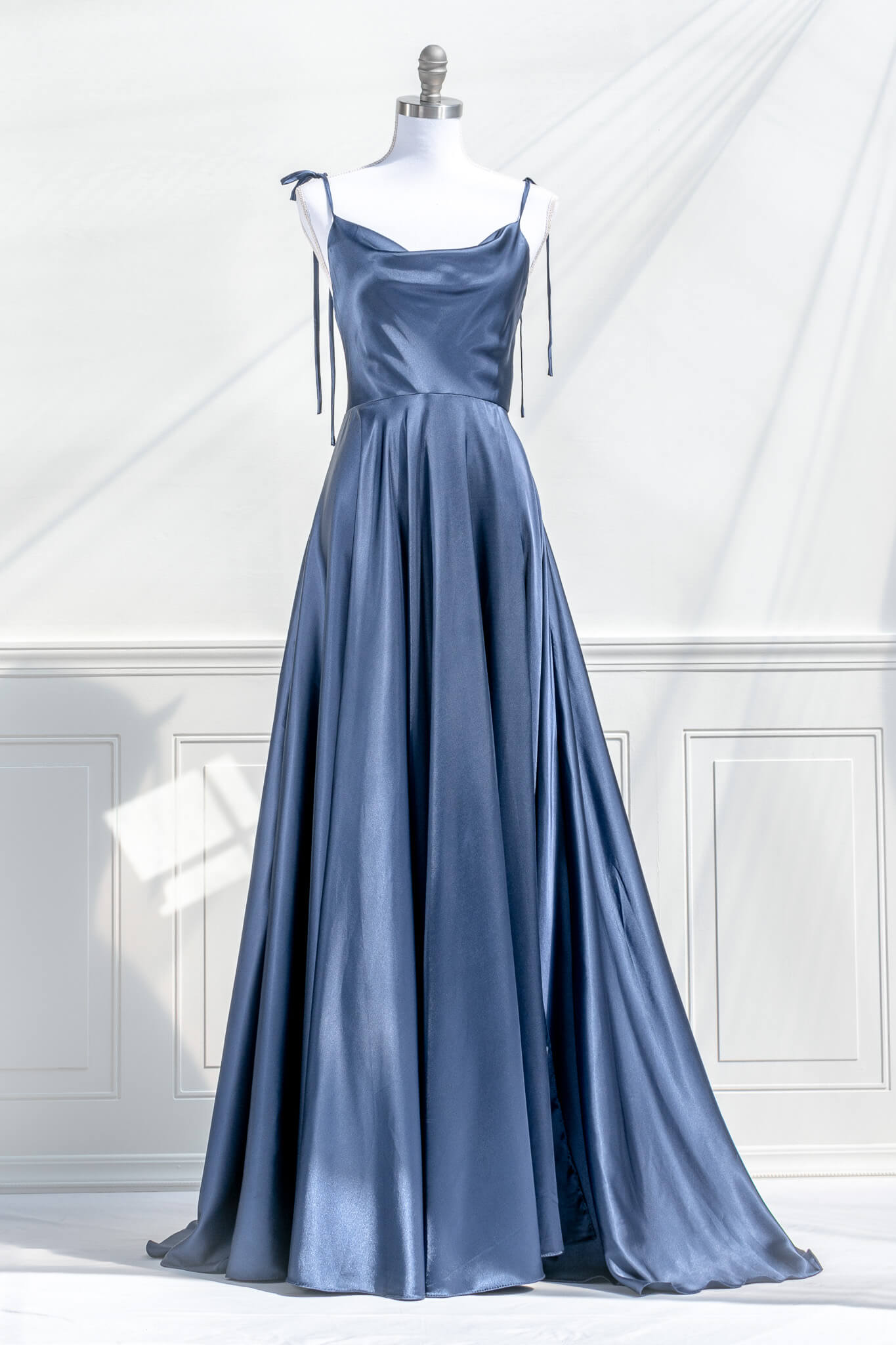 Aphrodite Navy Blue Dress for Women - Elegant & Comfortable Summer Dress for Beach, Party, and Casual Wear