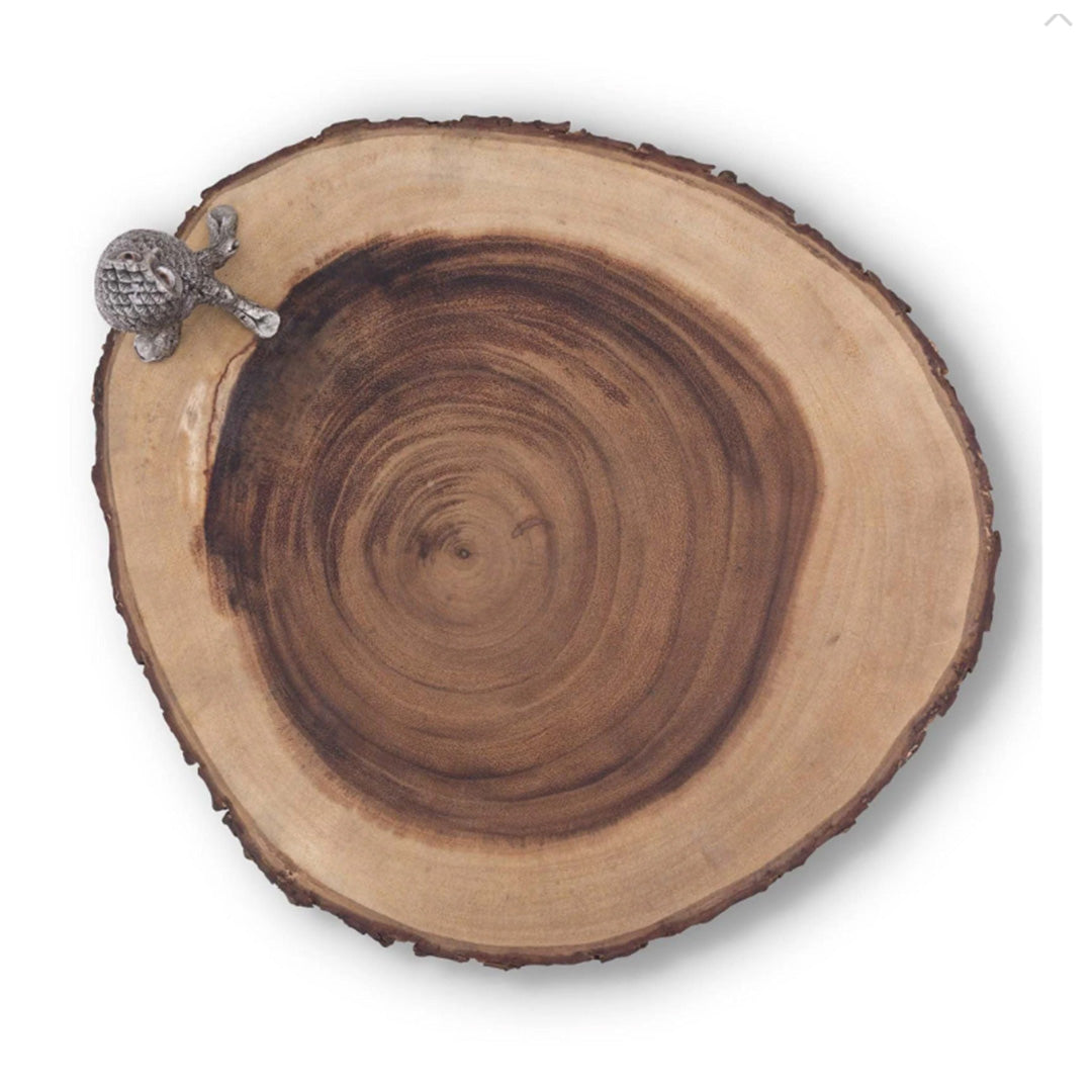 Owl-Shaped Cheese Board - Elegant Wooden Serving Tray for Cheese, Charcuterie & Appetizers | Perfect for Dinner Parties, Wine Tasting & Holiday Gatherings