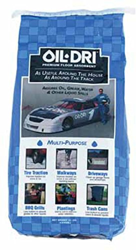 Oil-Dri Premium Oil Absorbent - 8 lb Bag for Garage, Workshop & Industrial Spill Cleanup | Fast-Acting, Non-Toxic Absorbent for Oil, Grease & Fluids | Ideal for Auto Repair, Machine Shops & DIY Projects