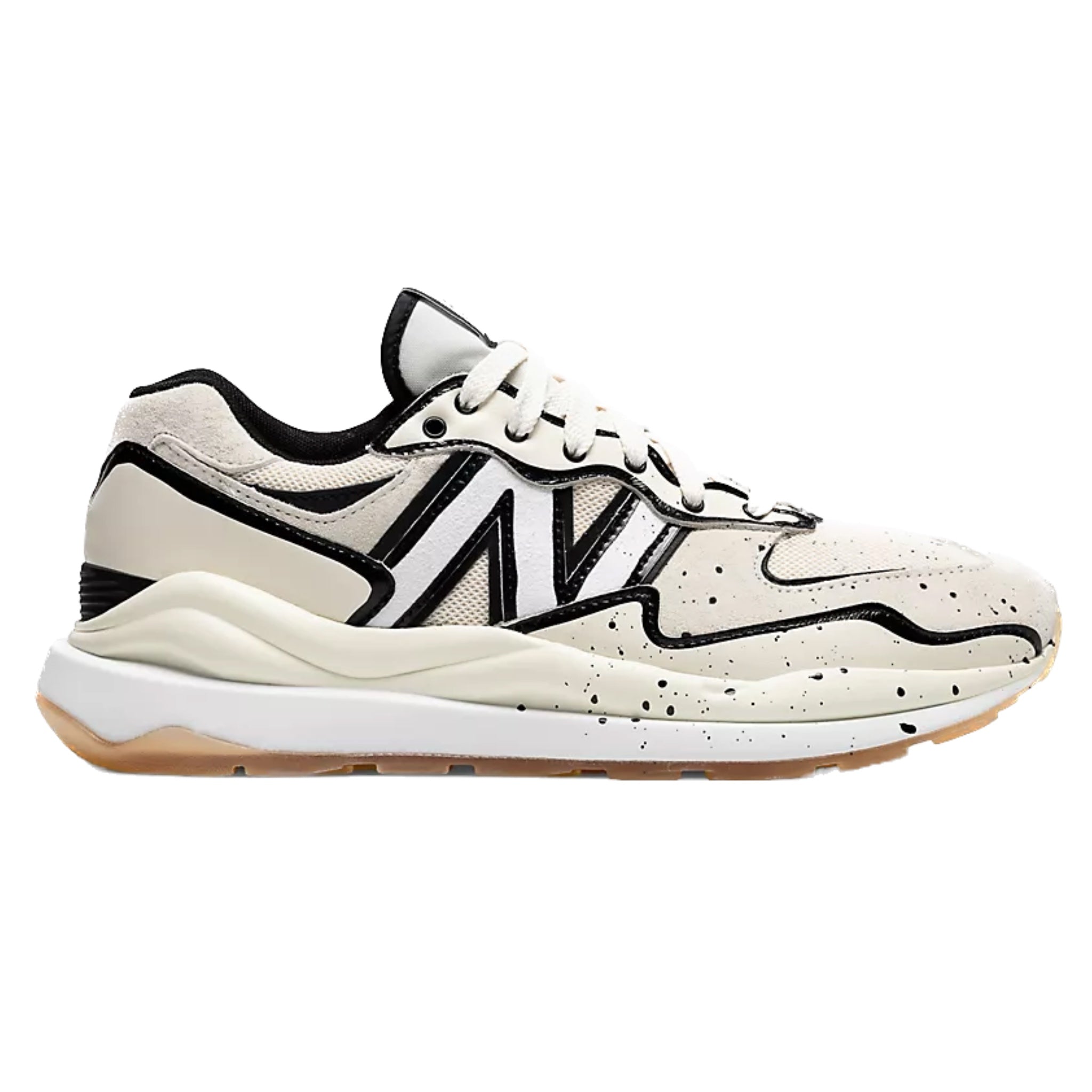 New Balance Joshua Vides x 57/40 Angora Splatter Sneakers - Limited Edition Collab Shoes for Men & Women - Perfect for Streetwear Fashion & Casual Wear