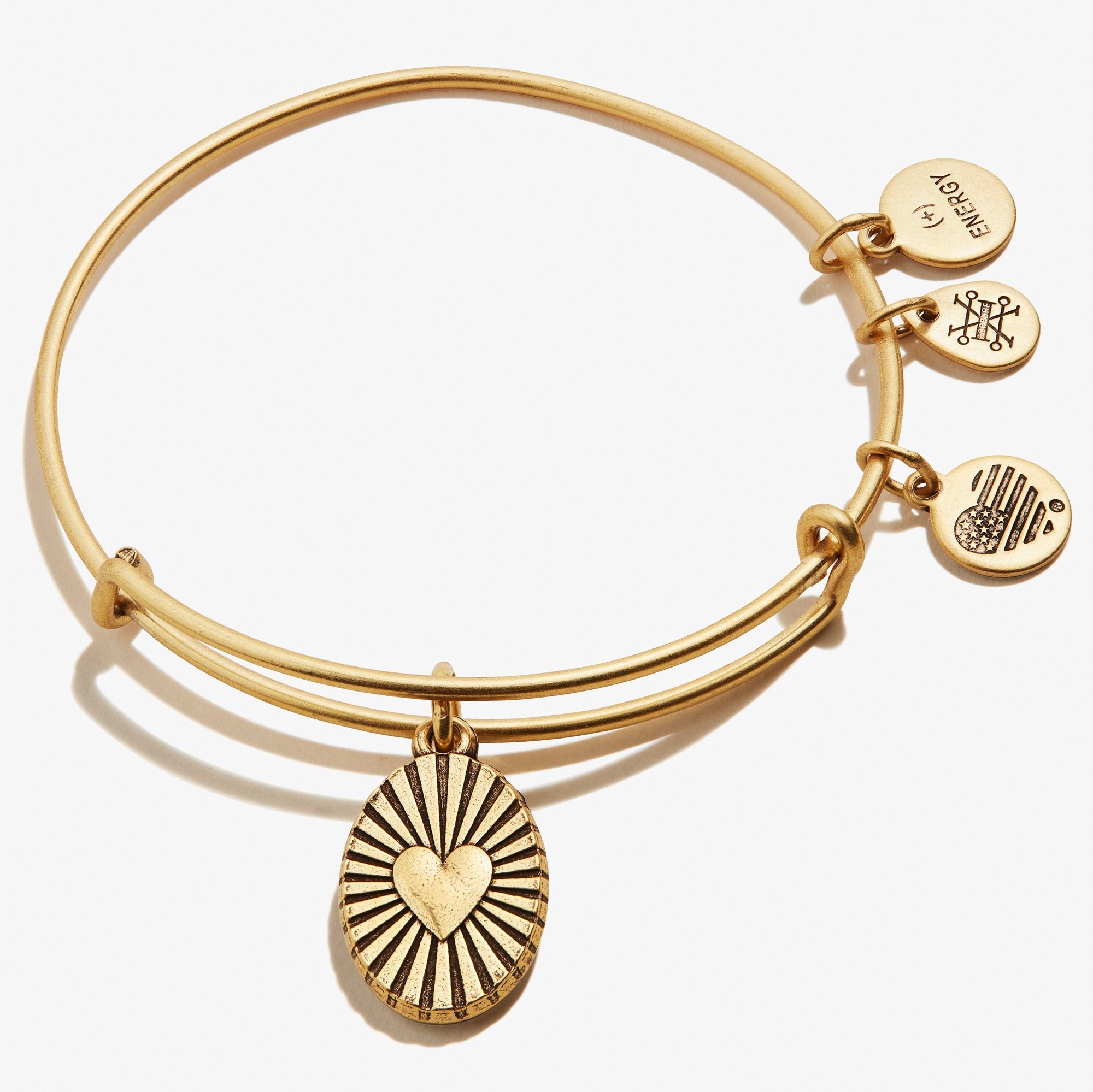 Heart Embossed Charm Bangle Bracelet for Women - Elegant Romantic Jewelry Gift for Valentine's Day, Anniversary & Special Occasions