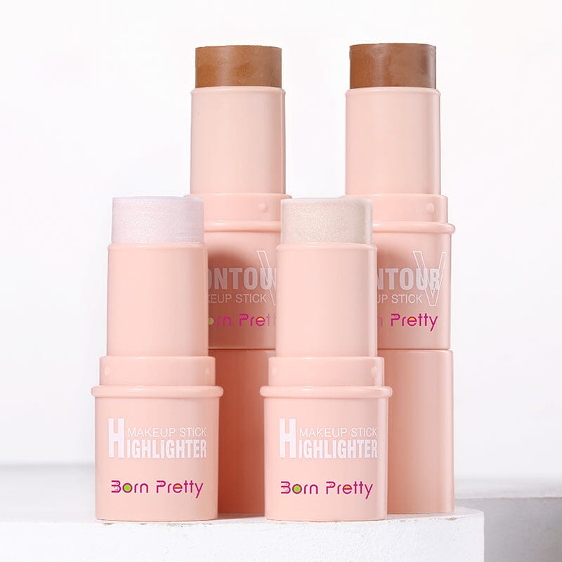 Born Pretty Long Lasting Makeup Stick - Waterproof & Smudge Proof Lip & Cheek Tint - Perfect for Everyday Wear, Parties & Special Occasions