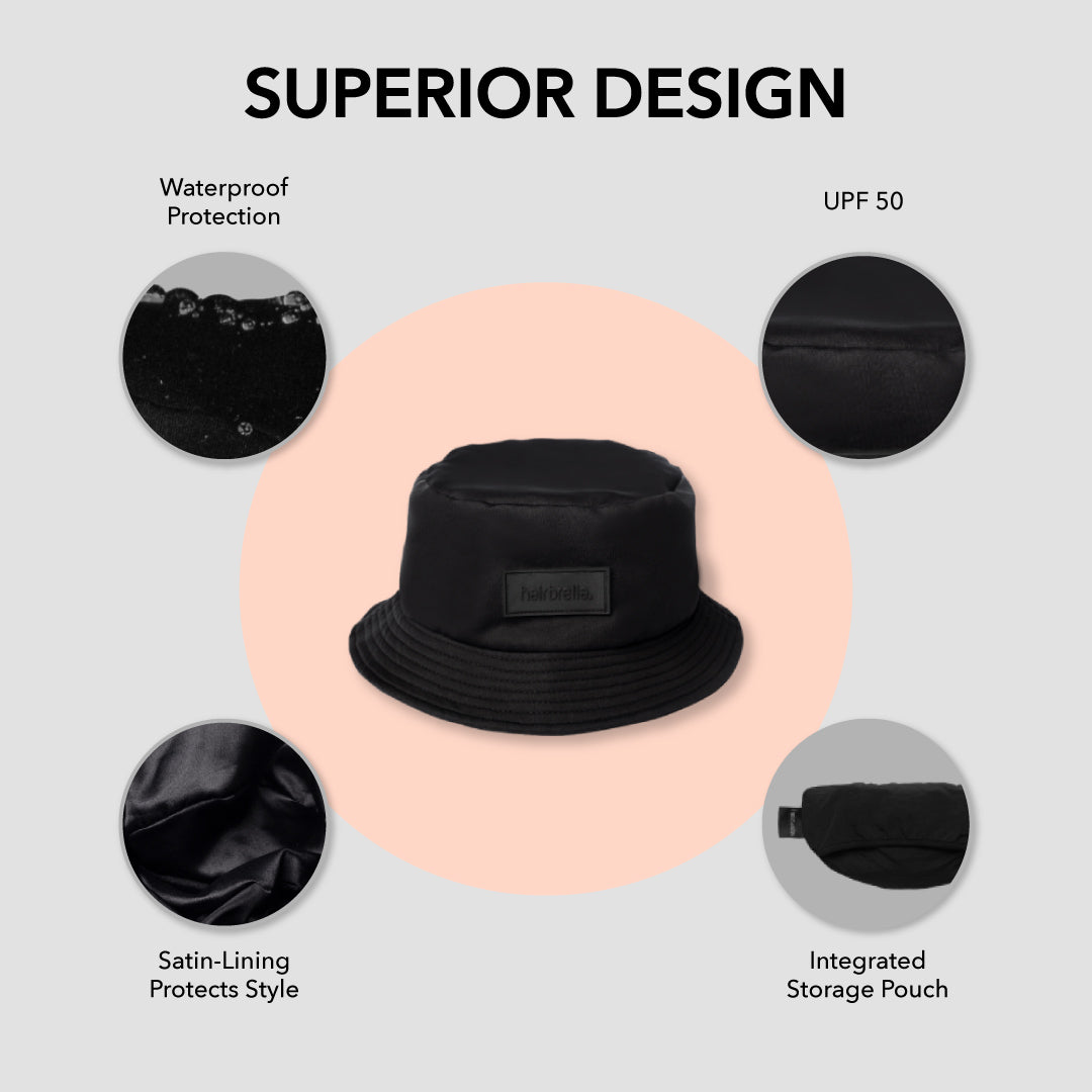 Waterproof Satin-Lined Men's Bucket Hat for Sun Protection - Lightweight & Breathable Summer Outdoor Hat for Hiking, Fishing, and Beach Activities