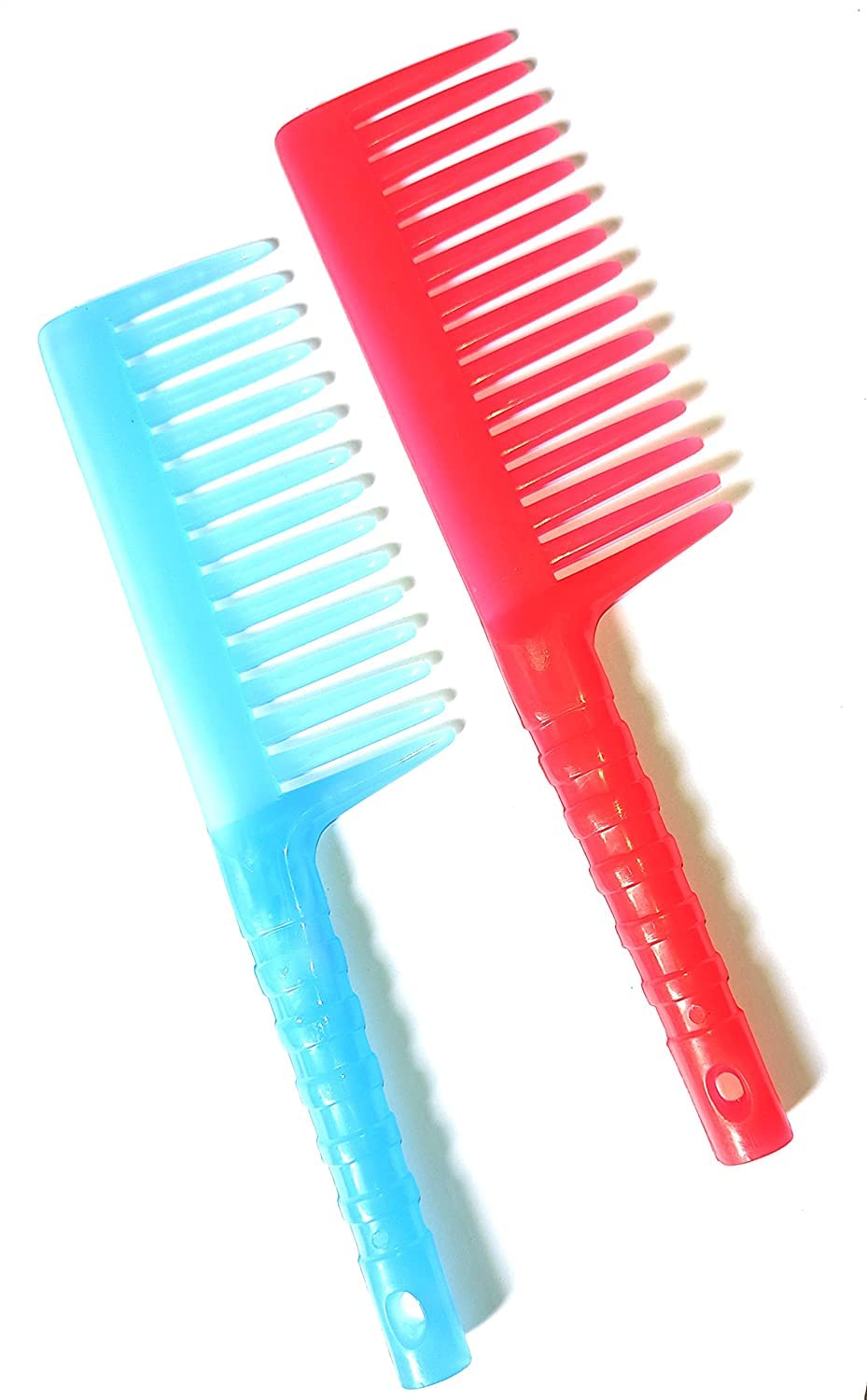 **Wide Tooth Shower Comb for Curly & Wavy Hair – Detangling Comb for Men & Women – 2 Pack Plastic Hair Combs for Gentle Styling & Wet Hair Care**    *(Perfect for Shower Use, Travel, Salons & Daily Detangling of Thick or Tangled Hair)*
