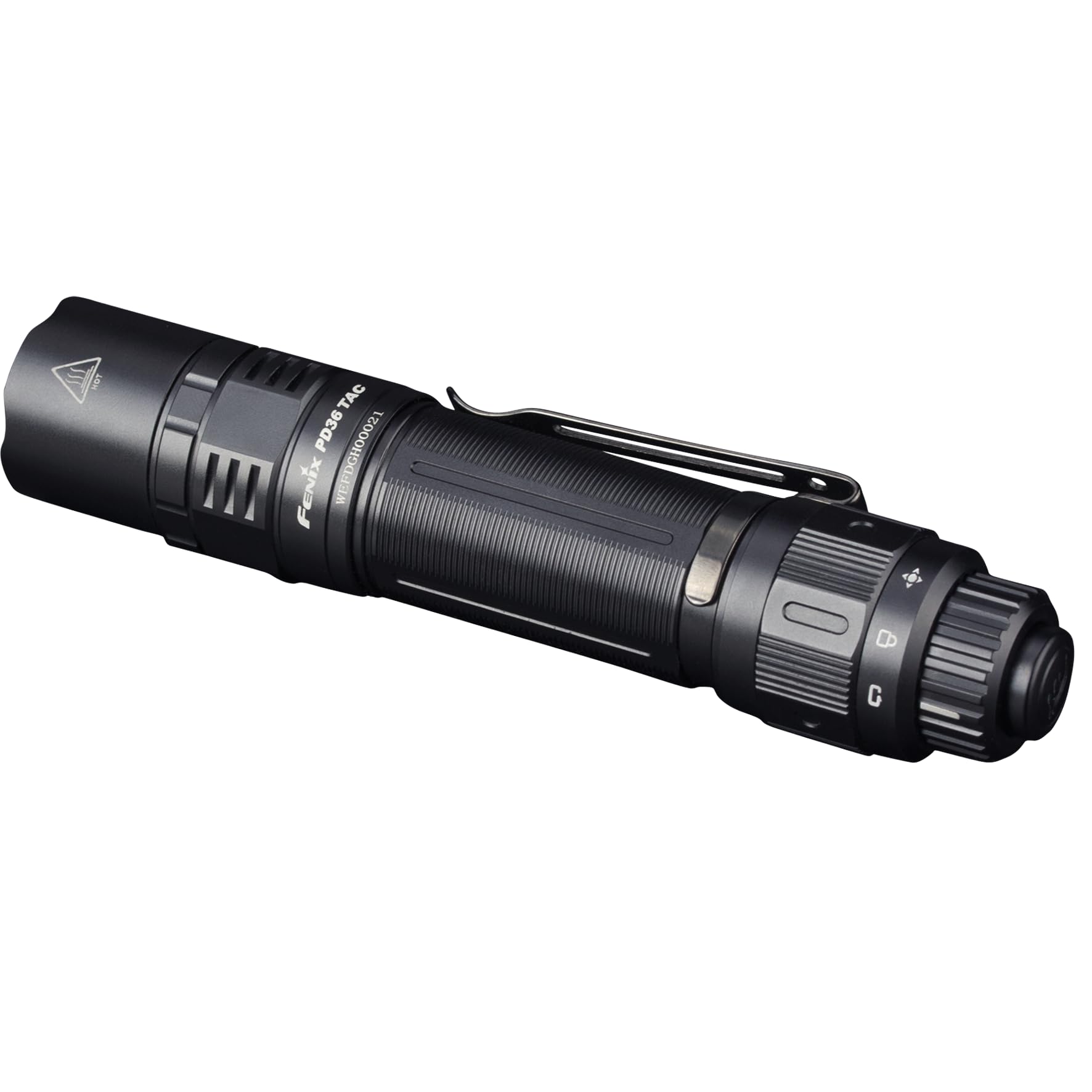 Fenix PD36 TAC 3000 Lumen Tactical Flashlight - USB-C Rechargeable LED Flashlight with 2X ARB-L21-5000U Batteries & LumenTac Organizer - Perfect for Outdoor Camping, Hiking, Emergency, and Tactical Use