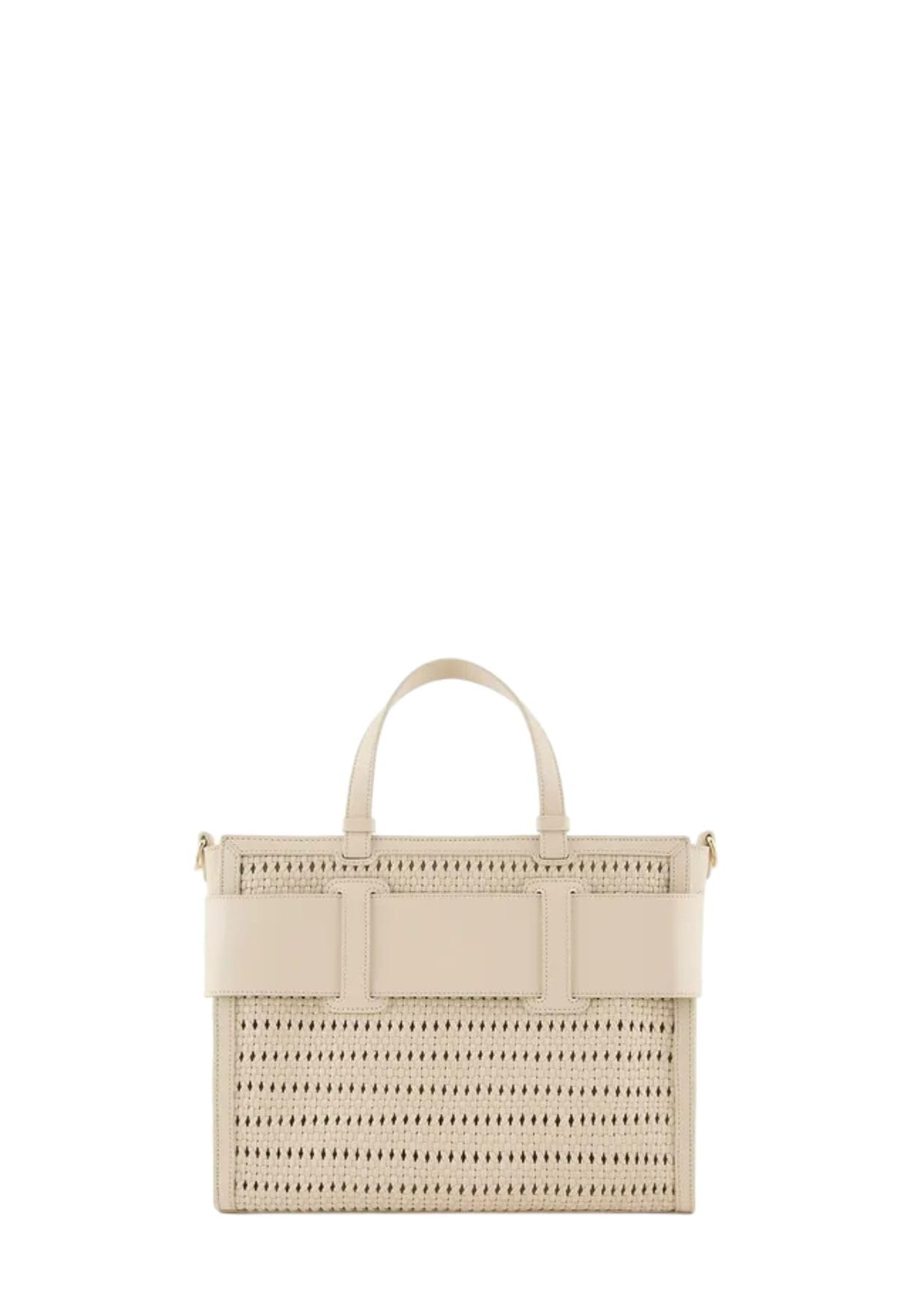 ARMANI EXCHANGE Susy Big Mesh Tote Bag in Dusty Ground - Stylish Women's Shoulder Handbag for Work, Shopping & Travel