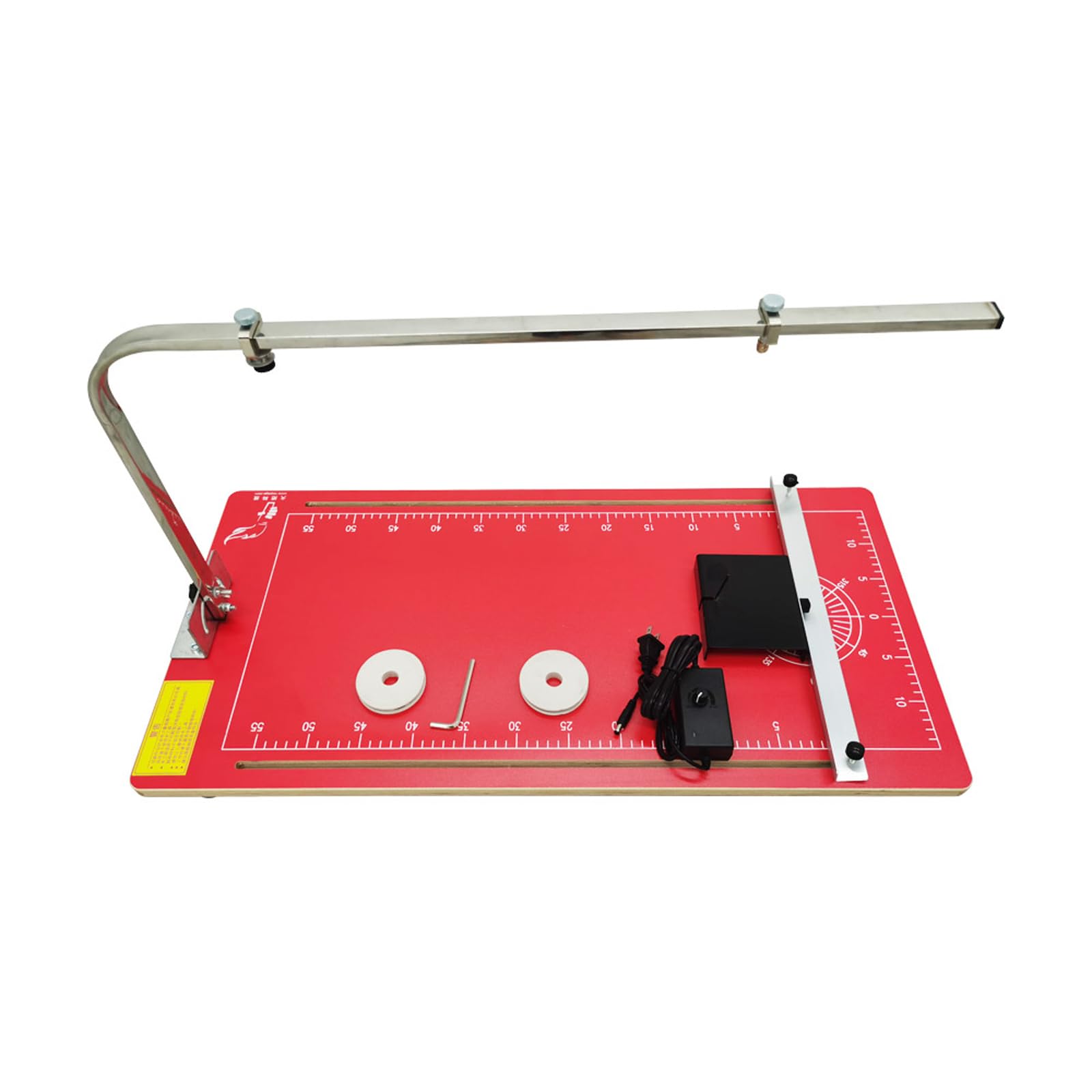 TECHTONGDA 110V Hot Wire Foam Cutter Machine - Adjustable Temperature Tabletop Styrofoam Cutting Tool for DIY Craft, Sponge, Pearl Cotton & KT Board - Perfect for Model Making, Packaging, and Art Projects