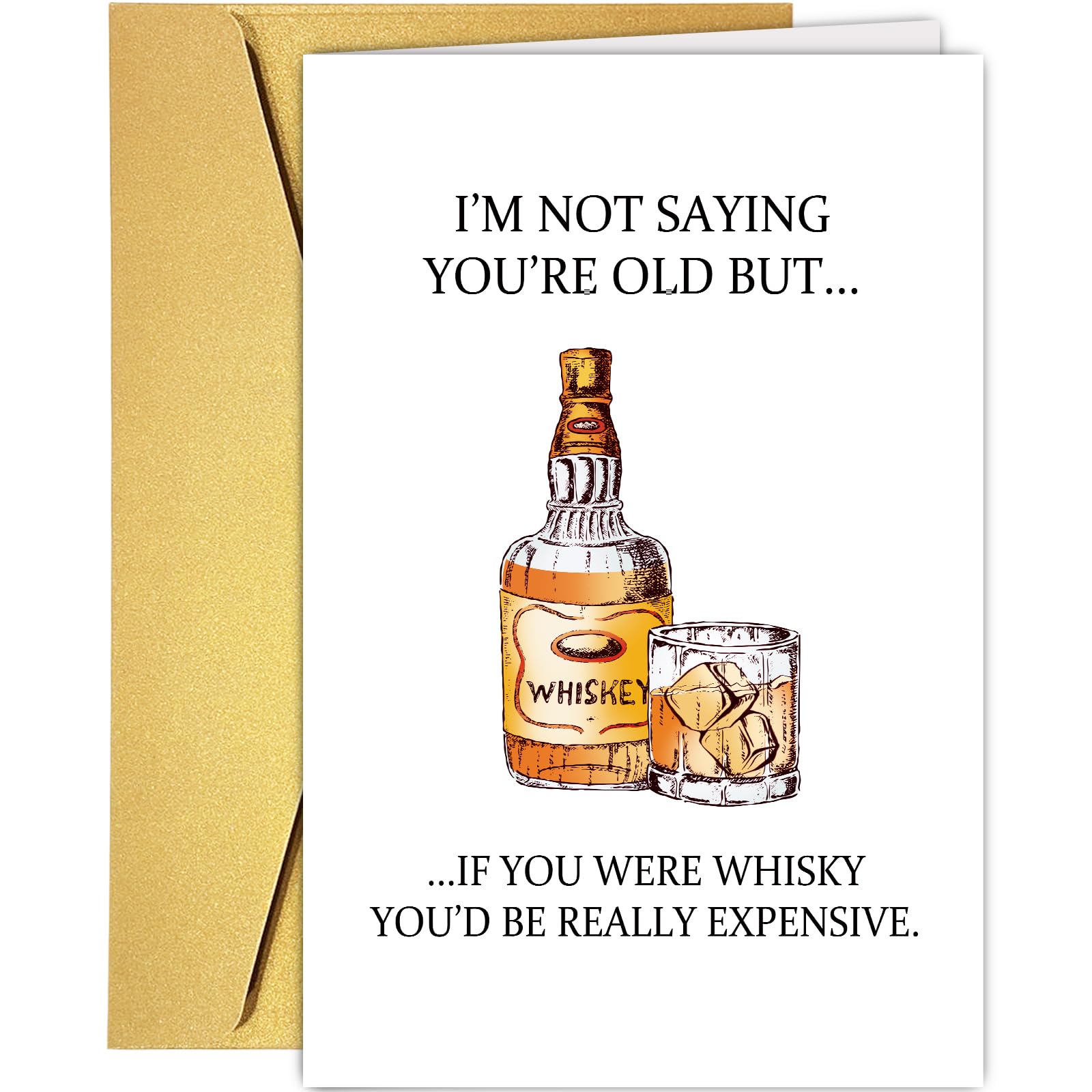Funny Birthday Card for Men - Humorous Greeting Card for Husband, Dad & Him | Perfect for Birthdays, Anniversaries & Special Occasions